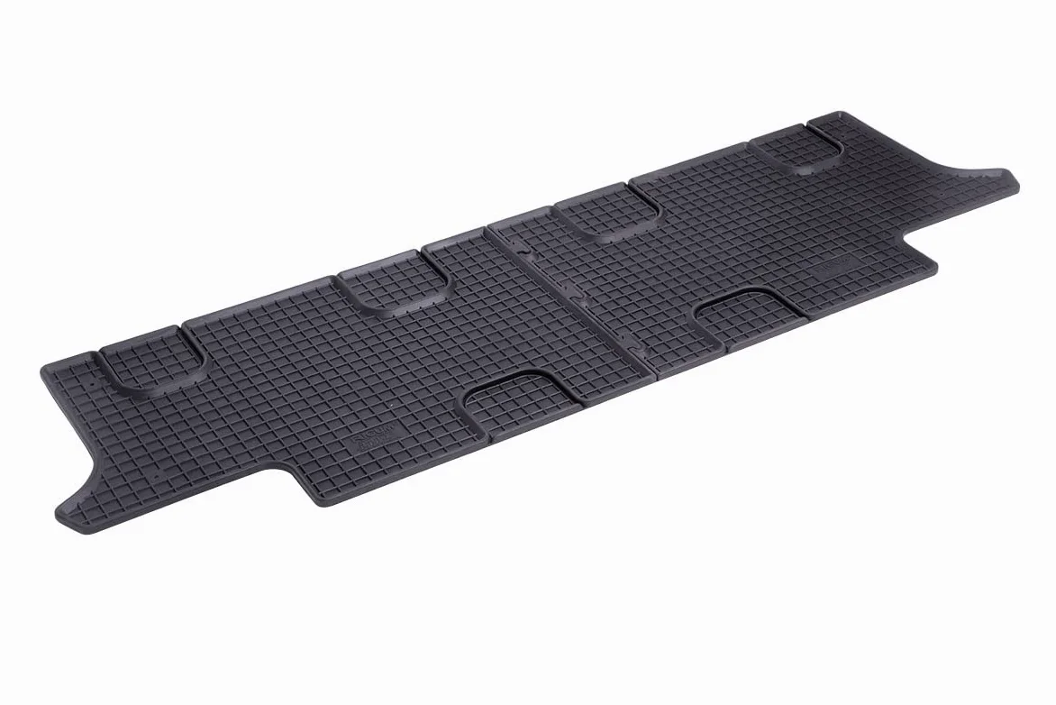 Car Lux - DUO03983 Alfombras Alfombrillas de goma a medida + Alfombra protector maletero de goma para Vito W447 desde 2015-