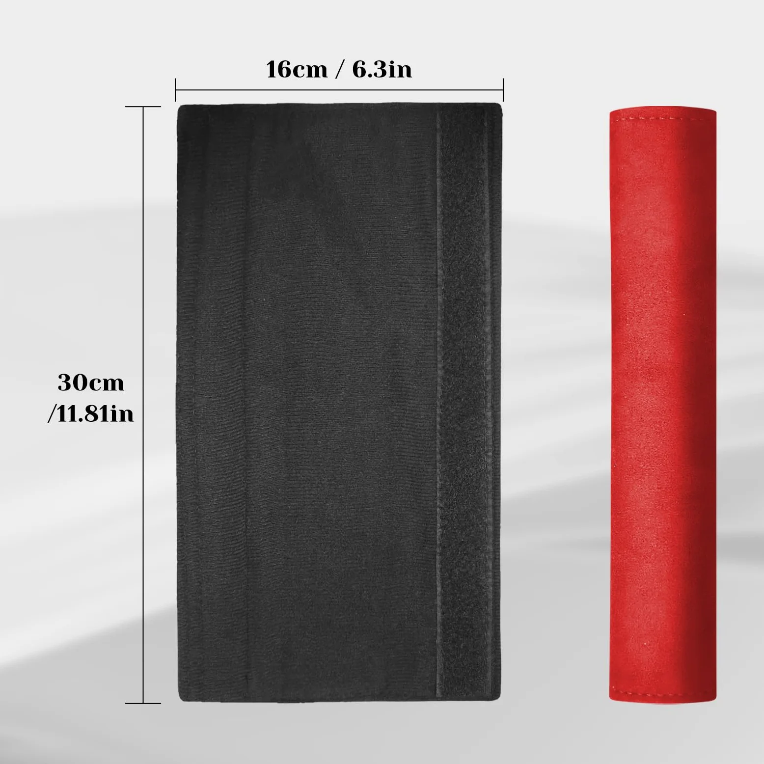 Paquete de 2 almohadillas universales para cinturón de seguridad de coche, funda suave para cinturón de seguridad para hombro, almohadilla para cuello, protector de correa de seguridad para