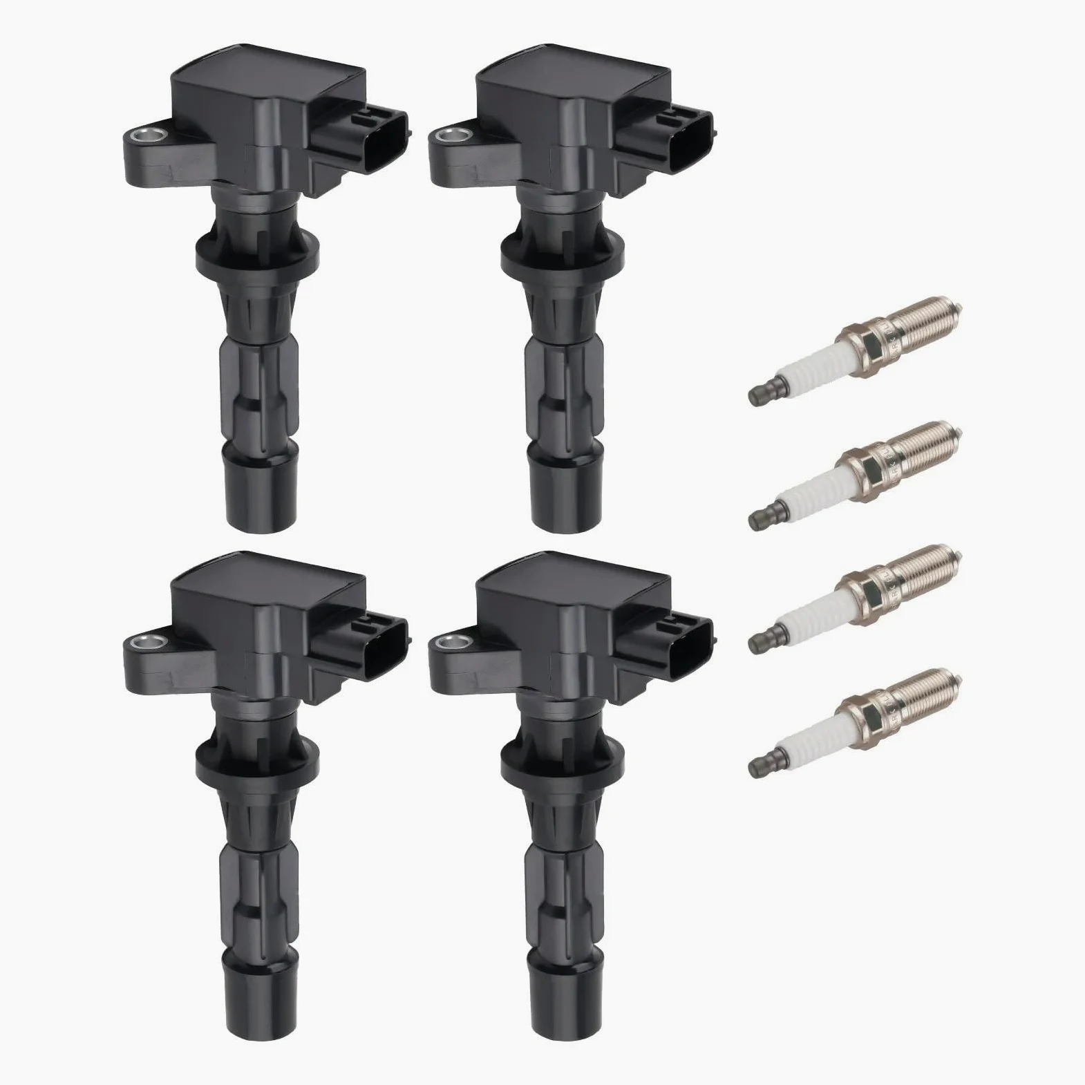 Bobina,bujía Compatible Con Mazda 3 6 CX-7 L4 2,0/2,3/2.5L UF540 4 Bobinas De Encendido + Juego 4X. encendido de bujía