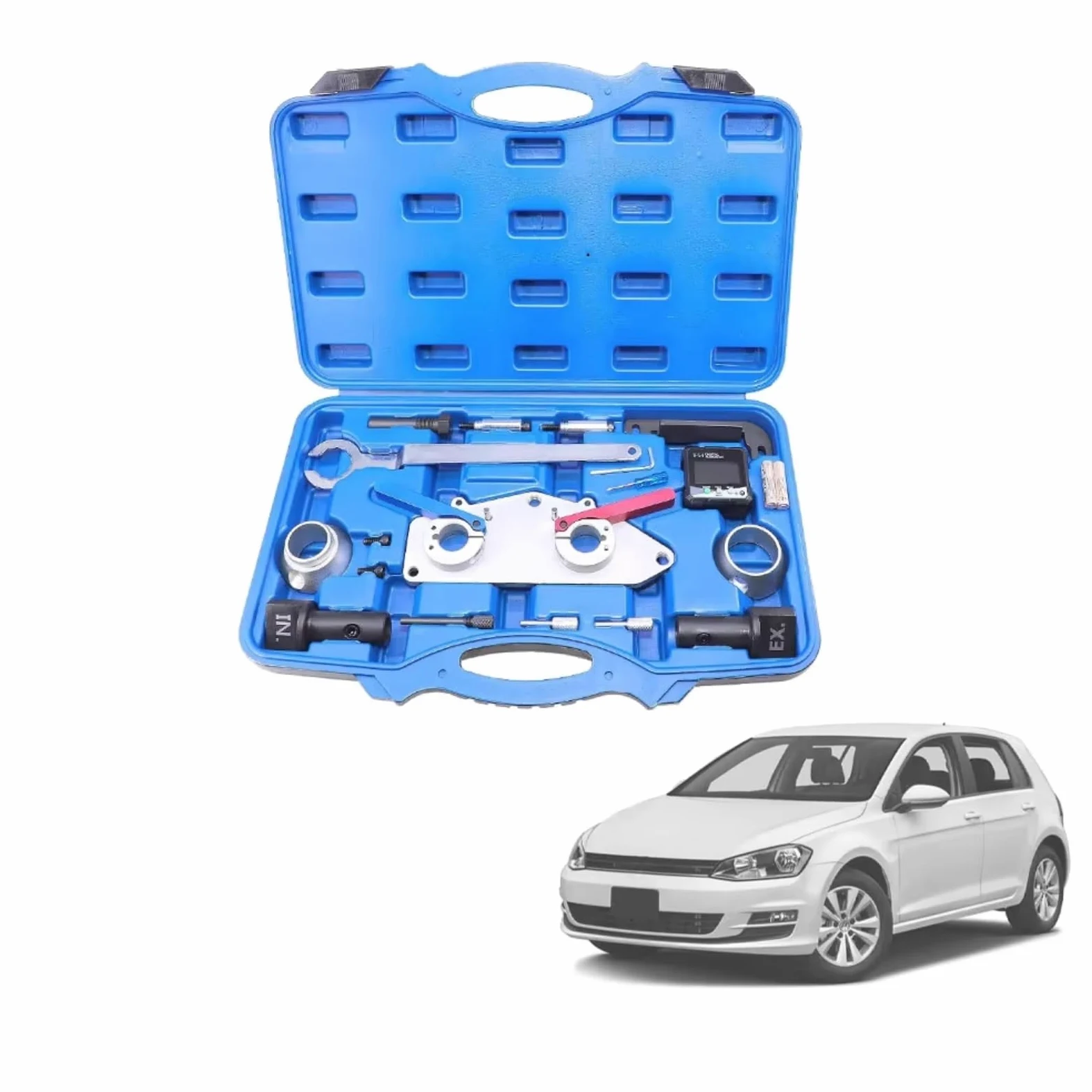 Kit De Herramientas Alineación Bloqueo Correa Distribución Árbol Levas Del Motor Compatible Con Motor Skoda 1.5L TSI 2017 2018 2019 2020 2021 2022 2023 2024 Herramienta Calado Motor
