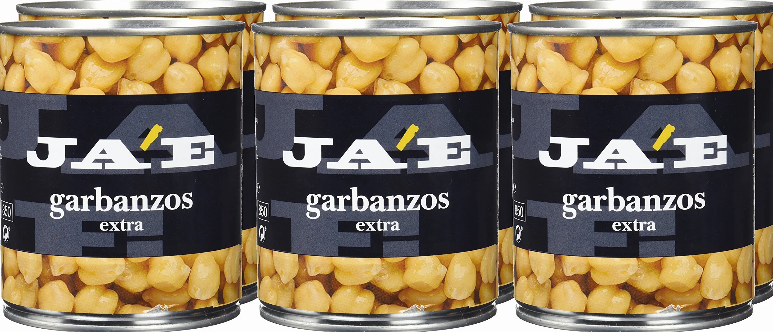 Ja'E Garbanzos Legumbre Cocida 6 x 500 G