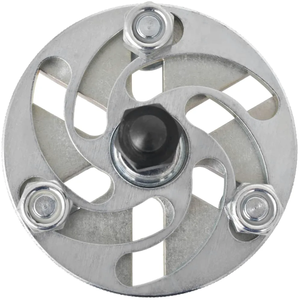 Extractor de poleas ajustable de acero al carbono resistente, rango de agarre de 42 a 82 mm, adecuado para taller, garaje, coche, motocicleta, reparación, montaje, mantenimiento