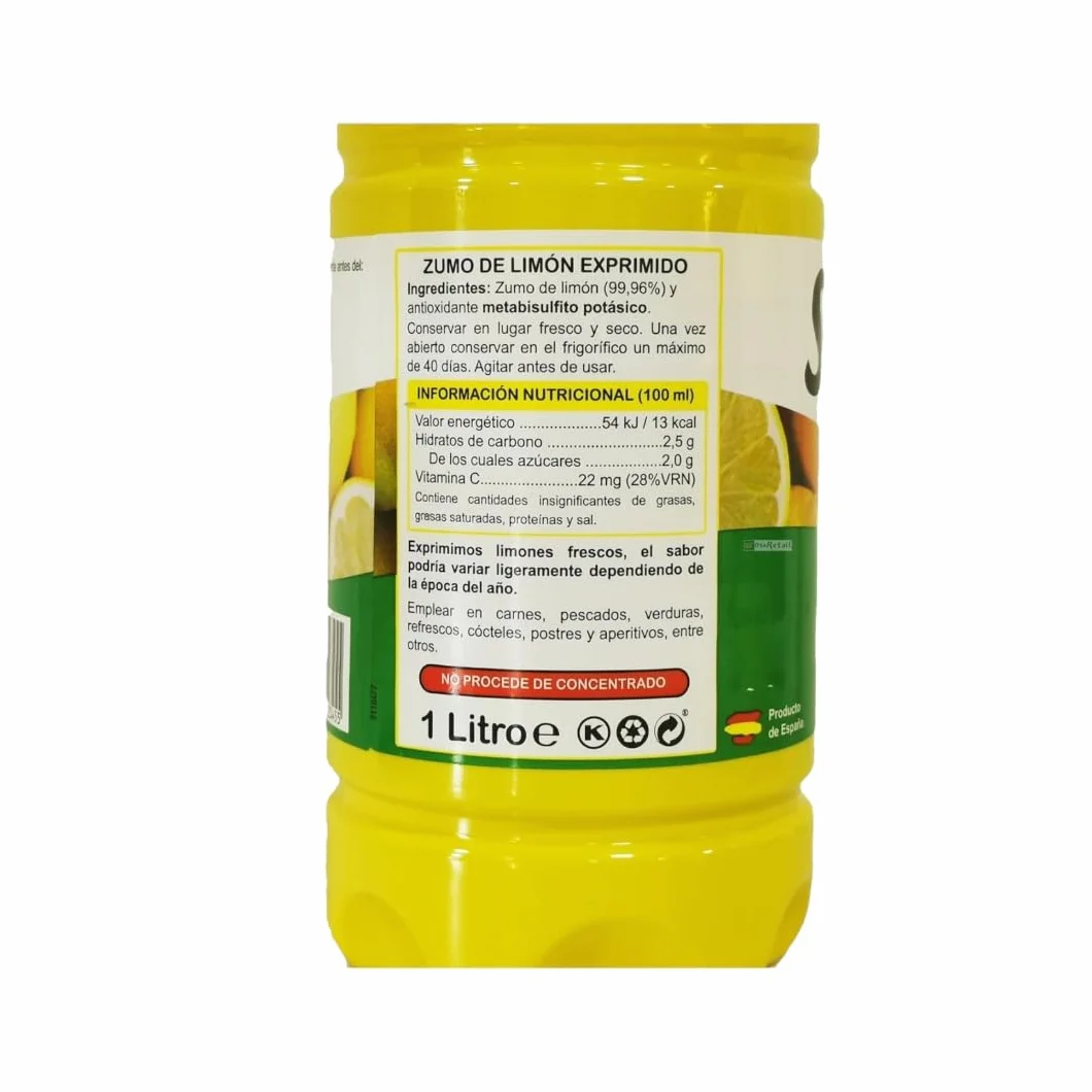 Jugo de Limón Exprimido Solimon Pack 2x1L