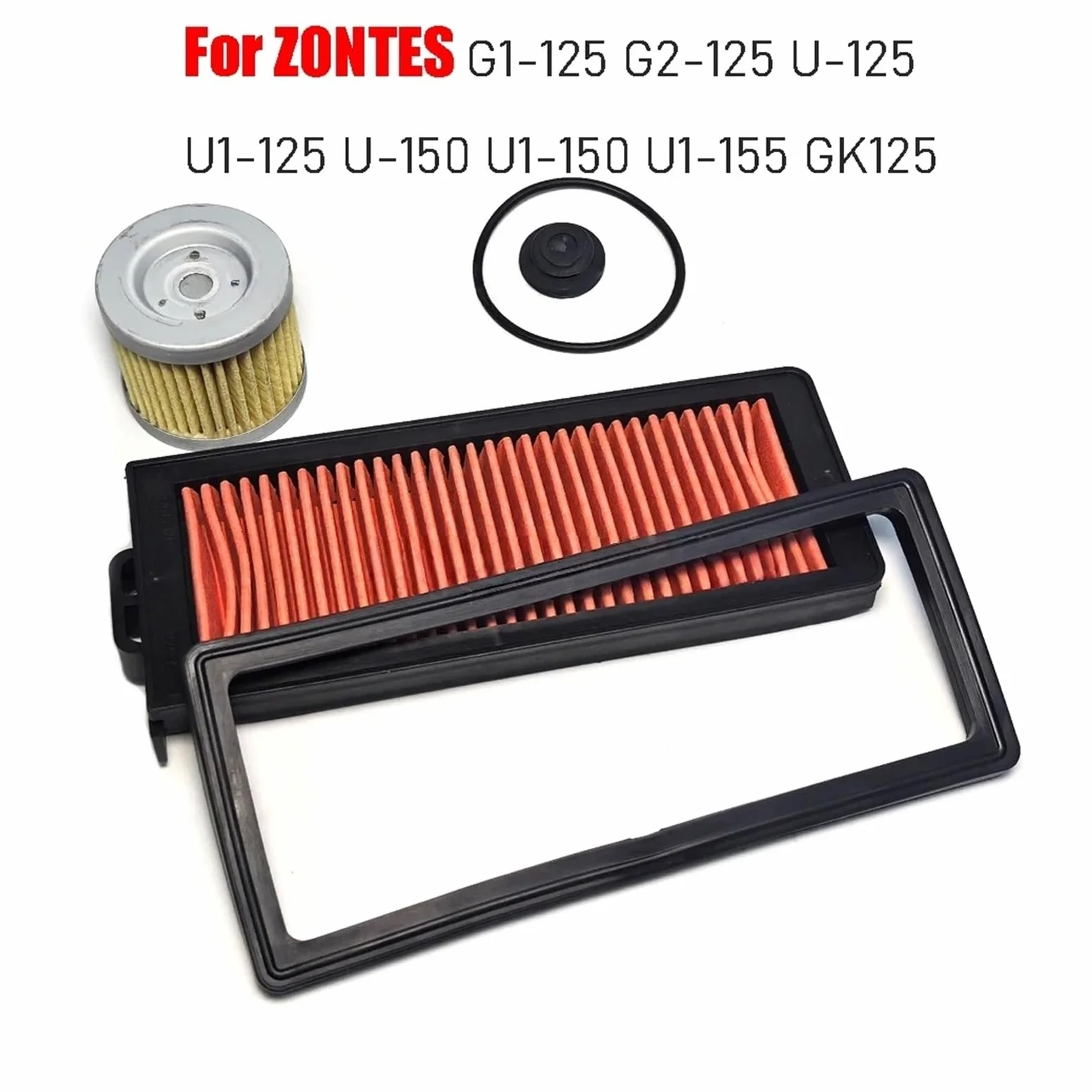 Filtros De Aceite para ZONTES G1-125 G2-125 U-125 U1-125 U-150 U1-150 U-155 U1-155 125-Z2, Elemento De Filtro De Aire para Motocicleta. filtros