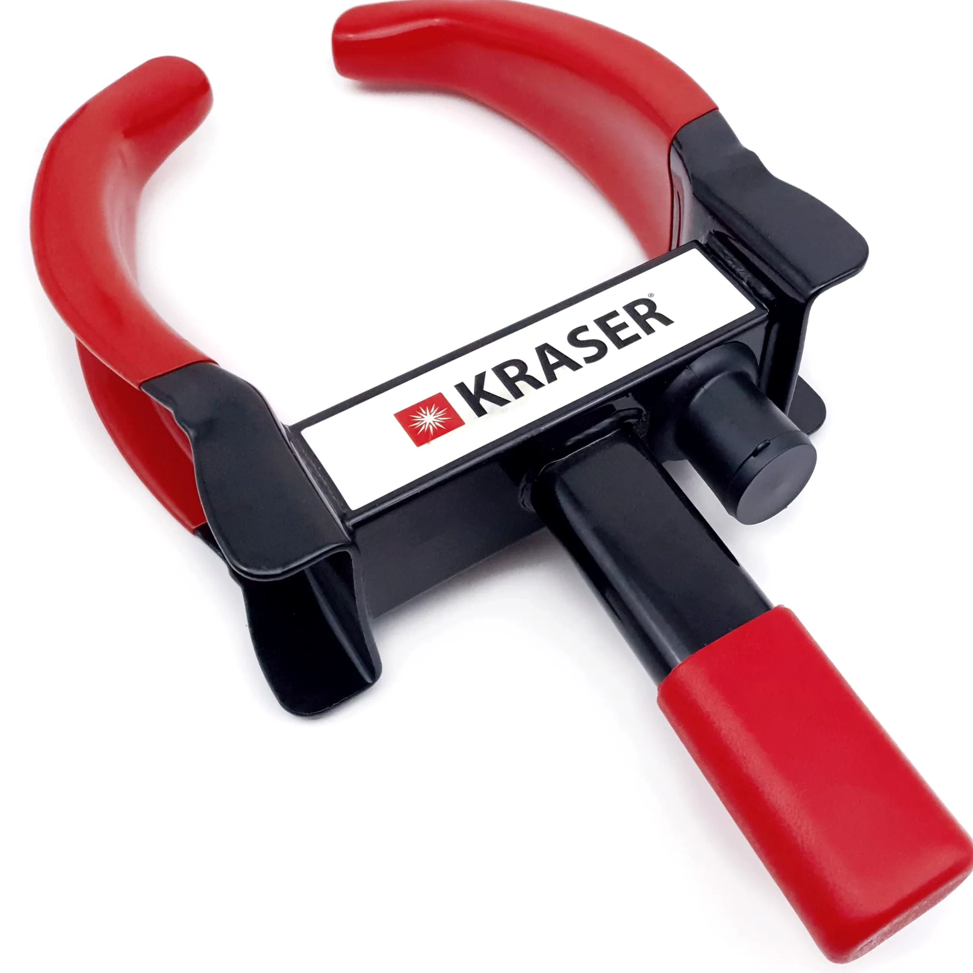 KRASER KR820 Cepo Coche Antirrobo, N1 Alemania, Testado Anti Taladro, Protección Que tranquiliza, Inmovilizador Cepo Rueda, Antirrobo Coche, Universal Caravana, Remolque, SUV, Furgoneta, Moto