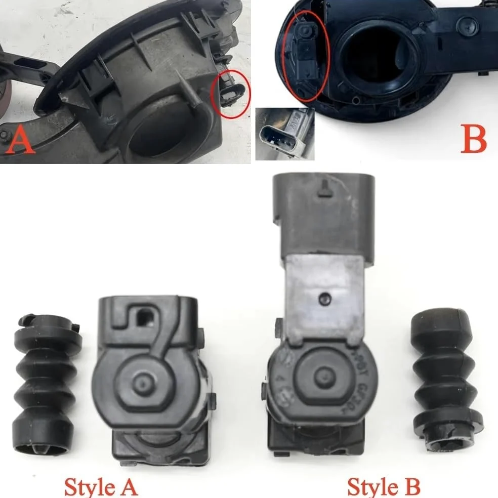 Tapón de aceite del motor Tapa De Tanque Combustible Pasador Resorte Pestillo Hebilla Rebote Relleno Actuador Motor A Presión Para Chrysler Para Pacifica 2018-2026(Style A Short)