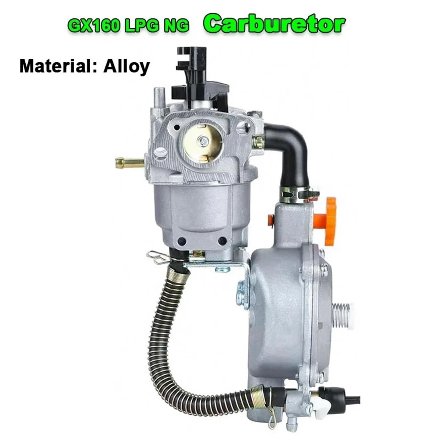 Kit De Conversión De Carburador De Combustible Dual LPG NG Compatible Con Generador Honda GX160 2KW 168F GX200 2.8KW 170F Con Estranguladores Manuales