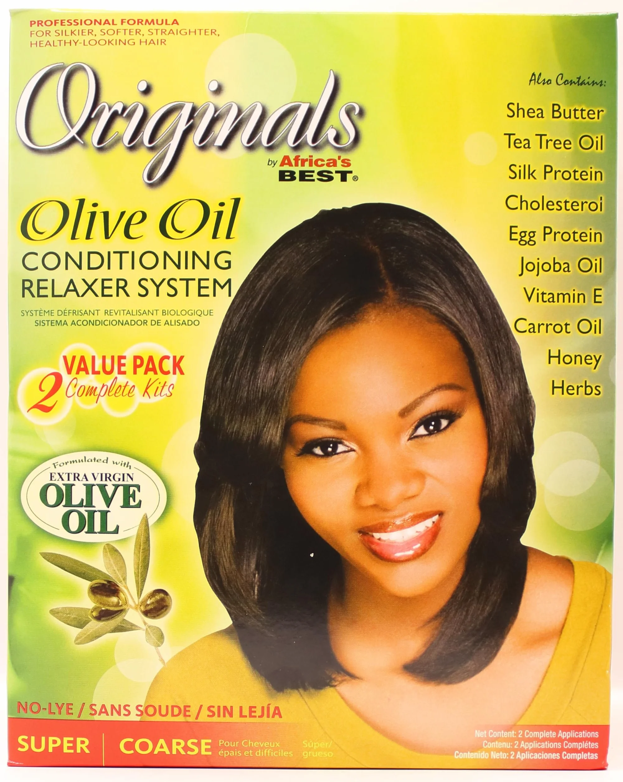 Relaxer/Glättung Crema Africa's Best Organics Olive Oil