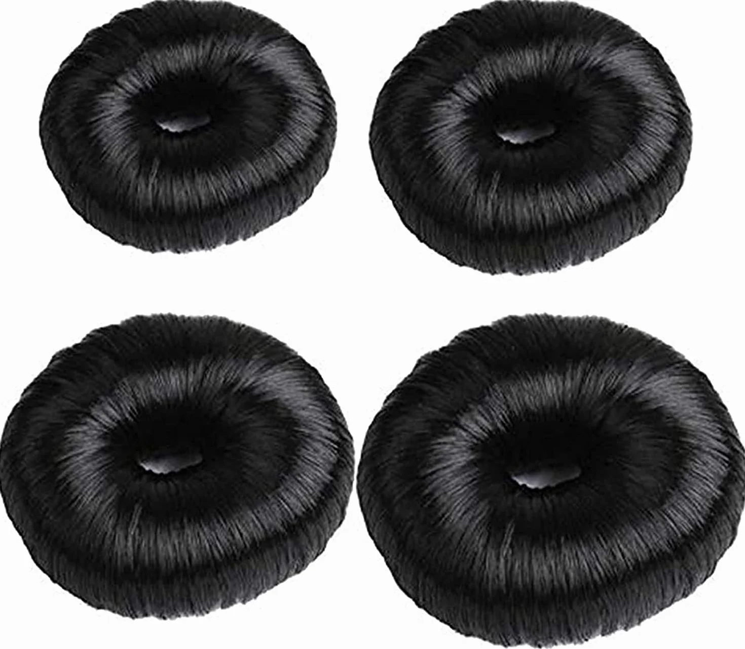 Donut Hair Bun Maker Set 4 Pcs Hair Bun Shaper for Women Girls