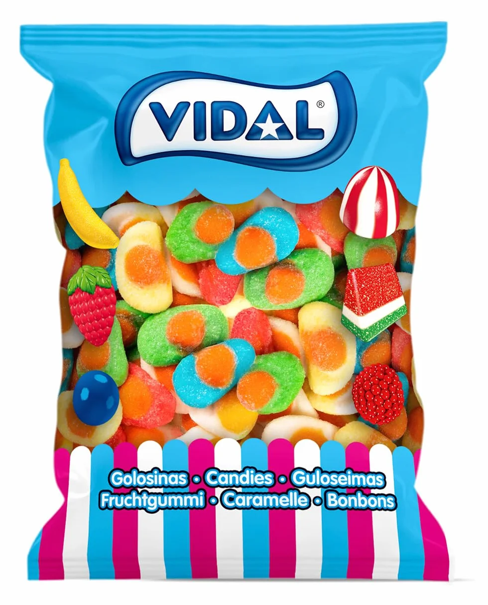 Vidal Huevos Pica 1,5 kg Golosinas ácidas Surtidas