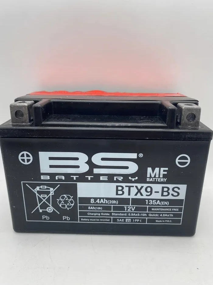 BS BTX9-BS Batería para moto sin mantenimiento 12 V 8 Ah 150 x 87 x 105 mm
