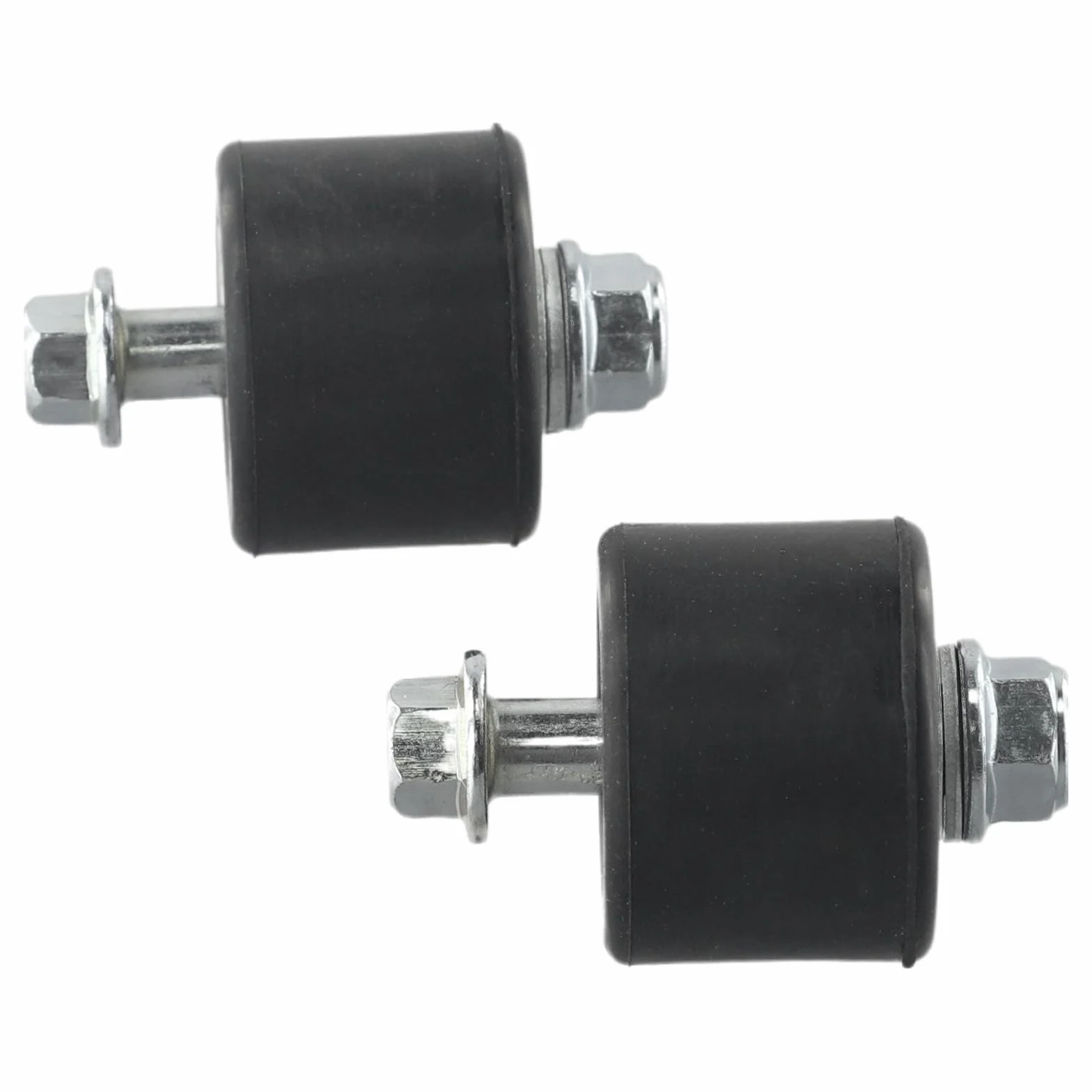 2 rodillos de cadena de motocicleta de 8 mm para YFM350 YFZ350 para BANSHEE, rueda guía superior inferior con pernos y juntas, material de goma, color negro