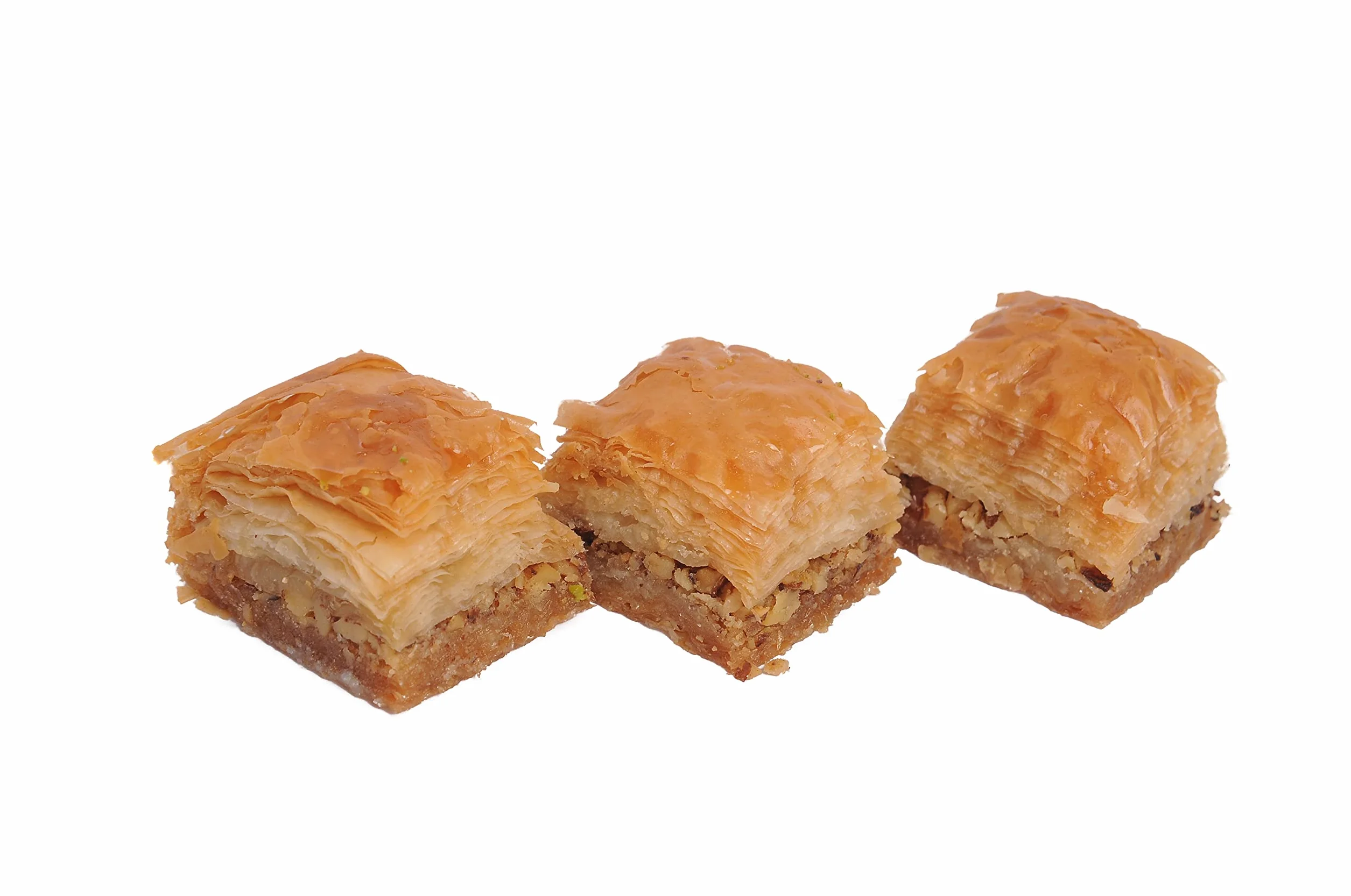 Mughe Gourmet Caja de Regalo Elegante de Lujo Baklava Turca 600g Pistacho Anacardo