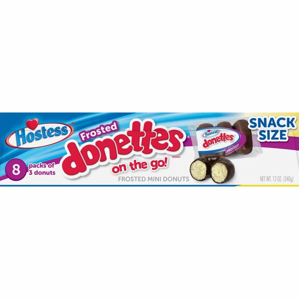 Hostess Caja de Donettes Heladas 12 Onzas
