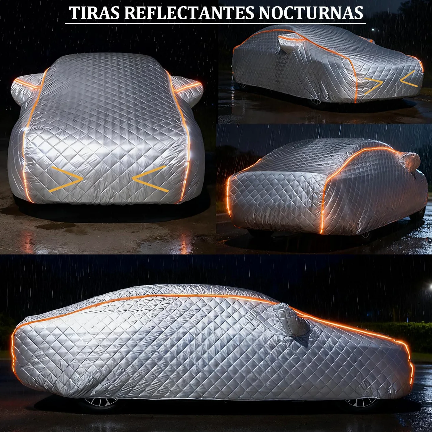 Funda Coche Antigranizo para Kia XCeed (2019-2026) Espesado de 7 Capas, Forro Suave, Transpirable, Antiviento, Impermeable, Tejido Oxford, Anti-UV, 4 Estaciones