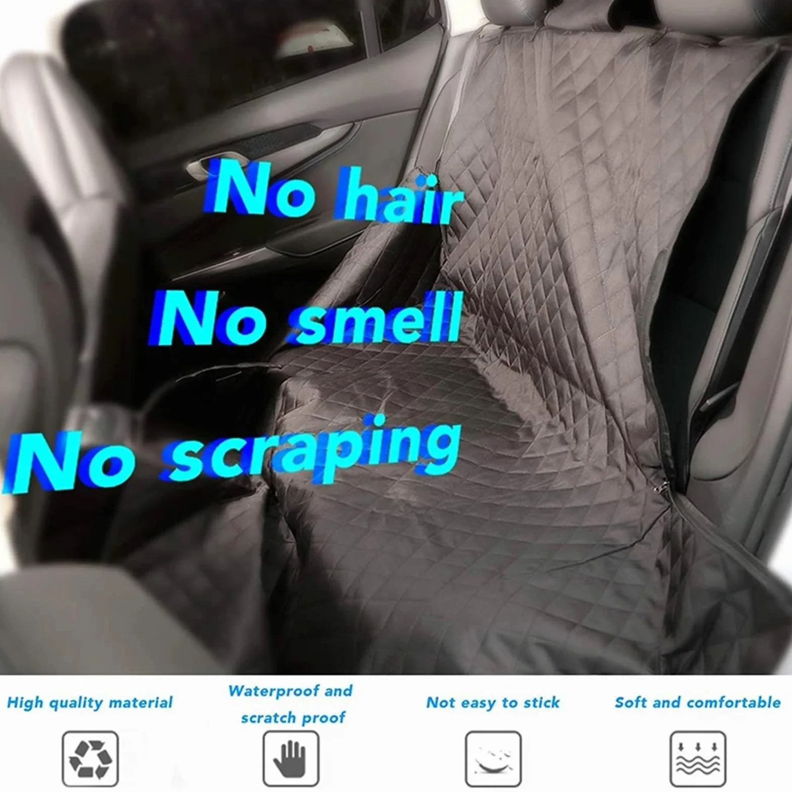 Protector Maletero para Funda para Asiento de Coche para Perro, Resistente al Desgaste, para Maletero de SUV, Impermeable, portátil, Duradera, Protege el vehículo.