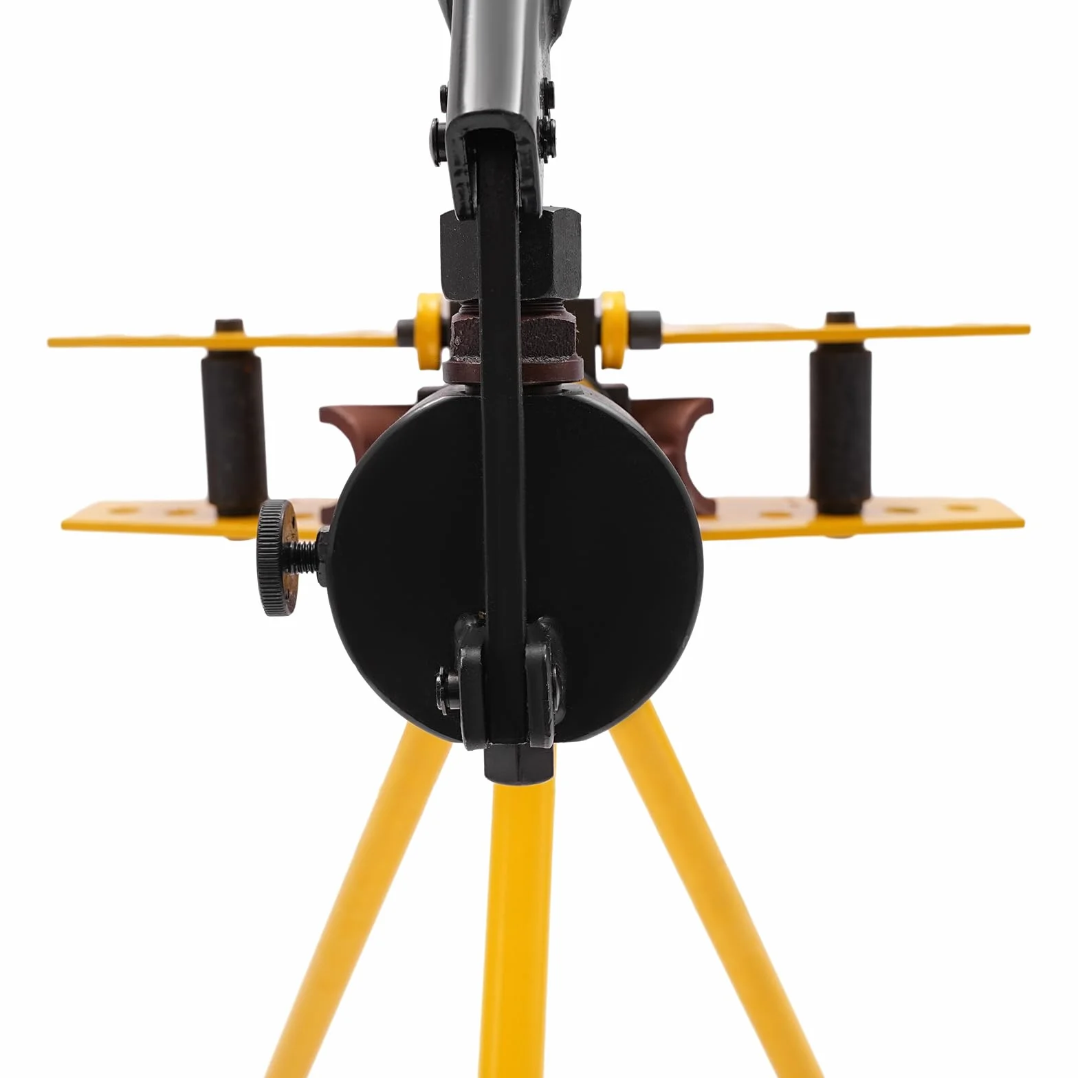 Dobladora de tubos hidráulica manual para flexión máx. 90°, fuerza de flexión hidráulica con 6 tubos de presión, juego de flexión potente, válvula de purga de aire, anillos de sellado