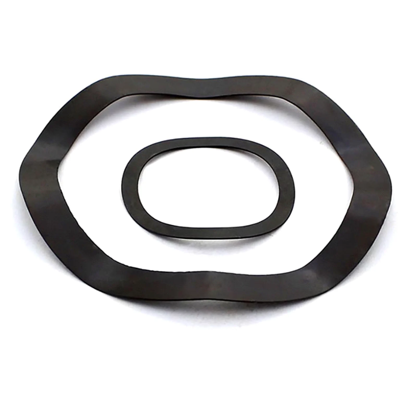 10/50/100 Uds M19 M21 M22 M24 M27 M30 M34 M38 M40 M - M108 acero negro 65MN arandelas de tres ondas arandela de resorte(100pcs,M70x90x0.6)