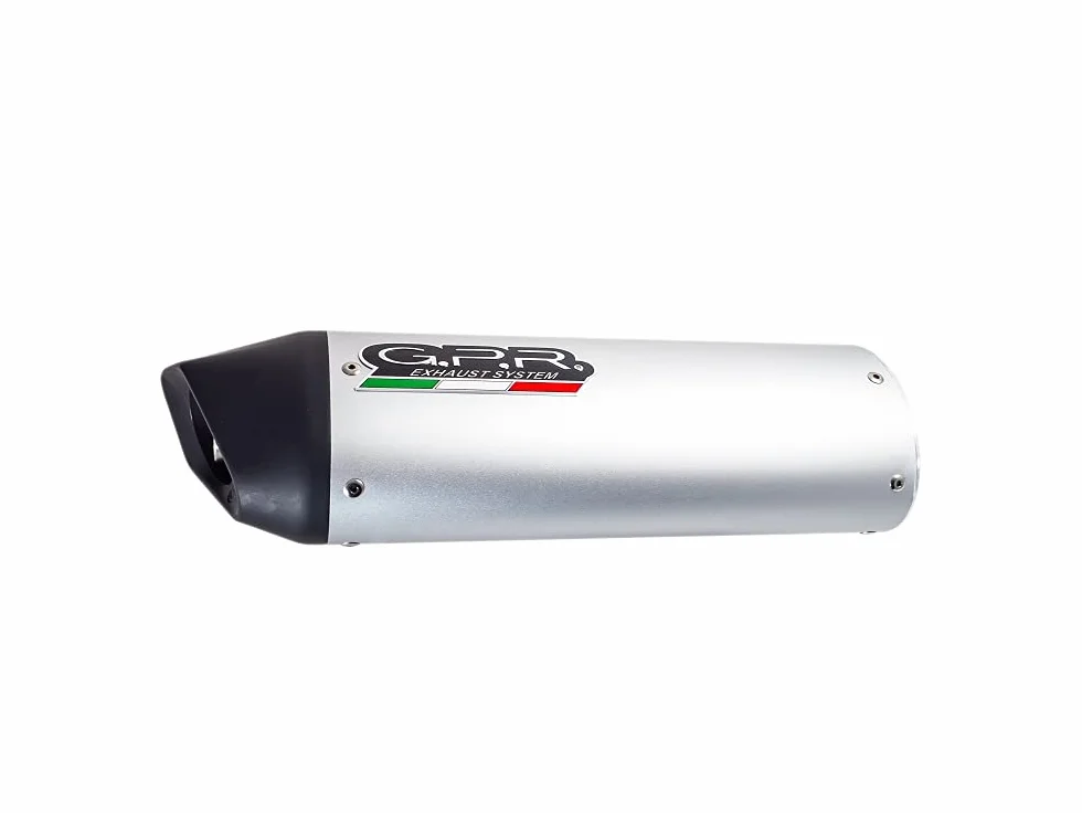 Olla silenciosa GPR Moto MoriniX-CAPE 650 2021/2023 e5line completa homologada e con catalizadorFurore Plata