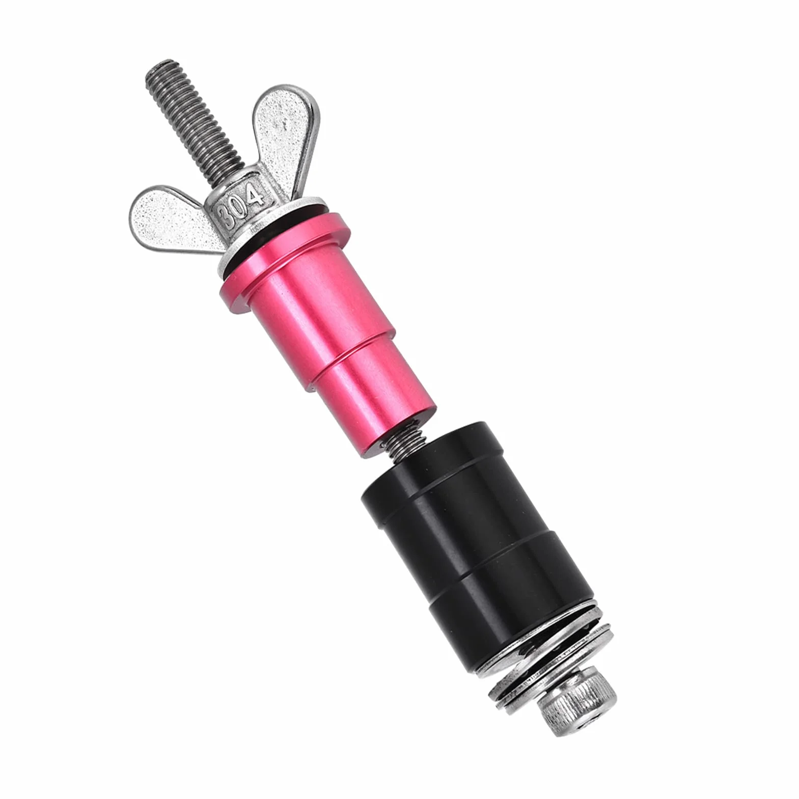 Herramienta de Casquillo de Choque Trasero, Instalar la Herramienta Retirar para Amortiguadores Traseros Fox Rockshox X Fusion, con 3 Adaptadores para 12.7 Mm de Casquillos DU