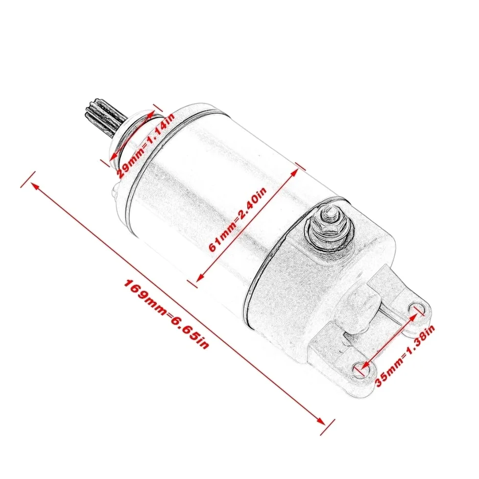 Motor de Arranque de Motocicleta Suzuki LTZ400 DRZ400 DRZ 400 400E SM LTZ 400 Quadsport Z400 31100-29F00