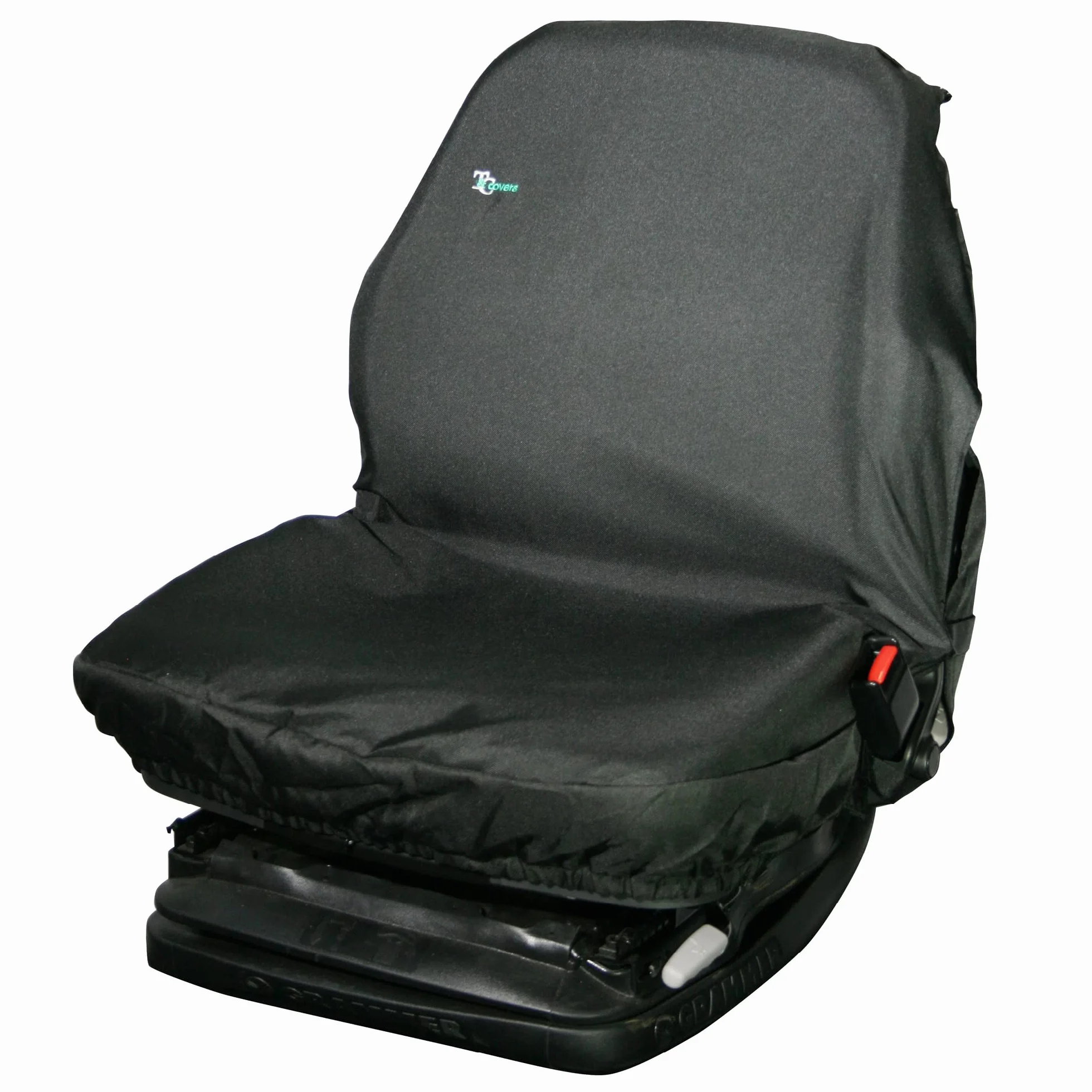 Town and Country - Funda para Asiento de Tractor (tamaño estándar), Color Negro