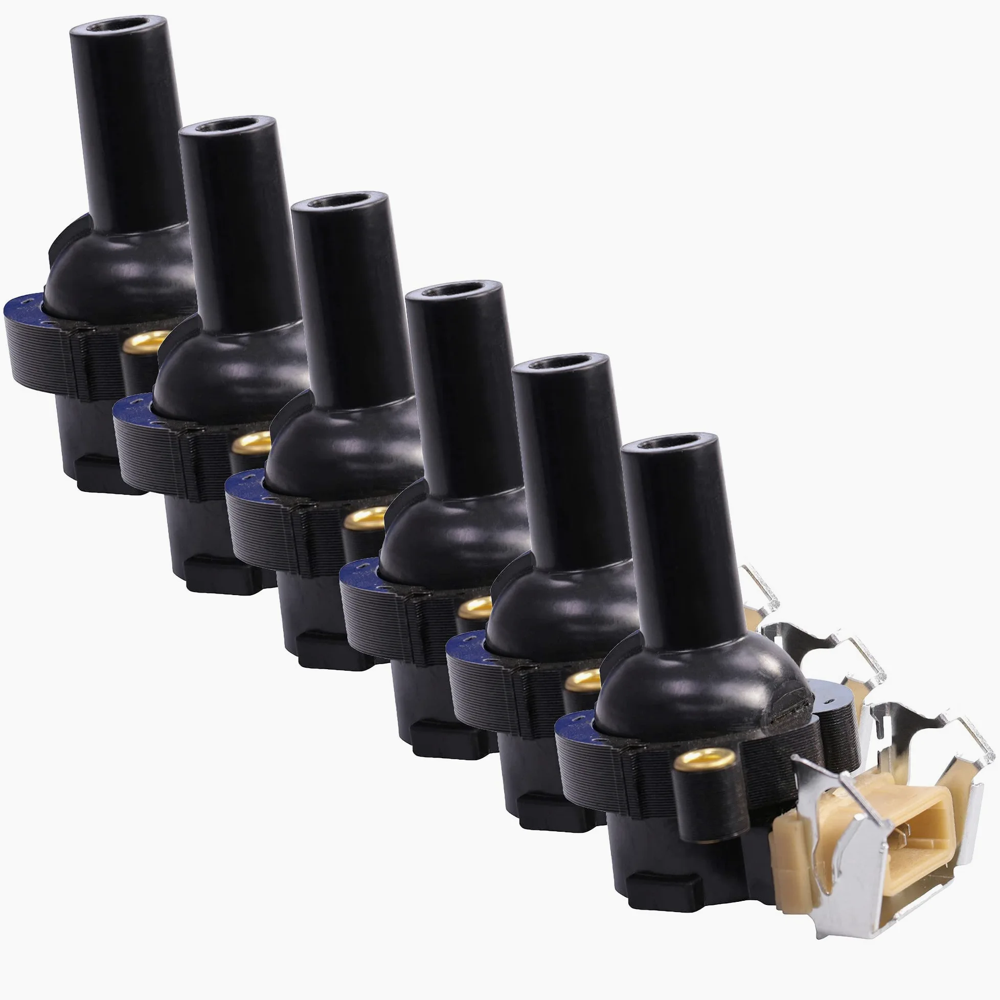 6x Bobina de encendido - módulo de encendido de polos compatible