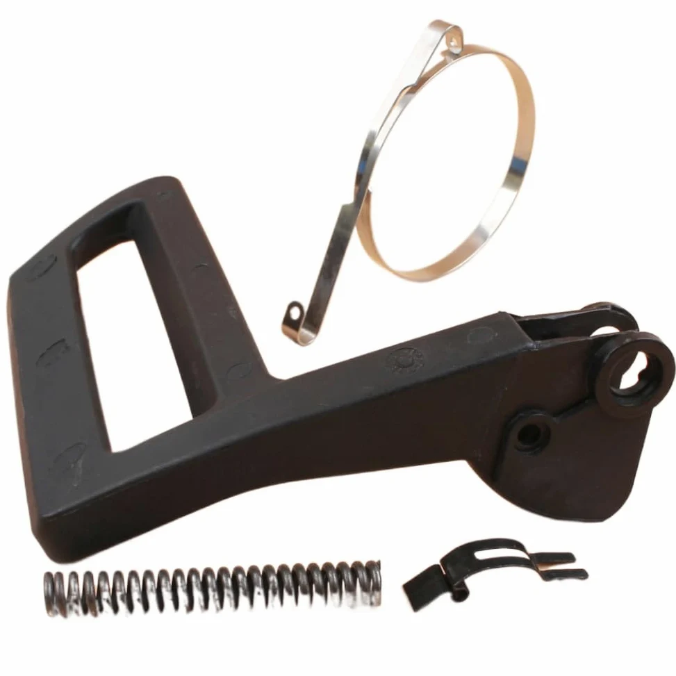 Kit de resorte de banda de nivel de protección de manija delantera de freno de cadena Compatible con motosierra 61 262 266 268 272