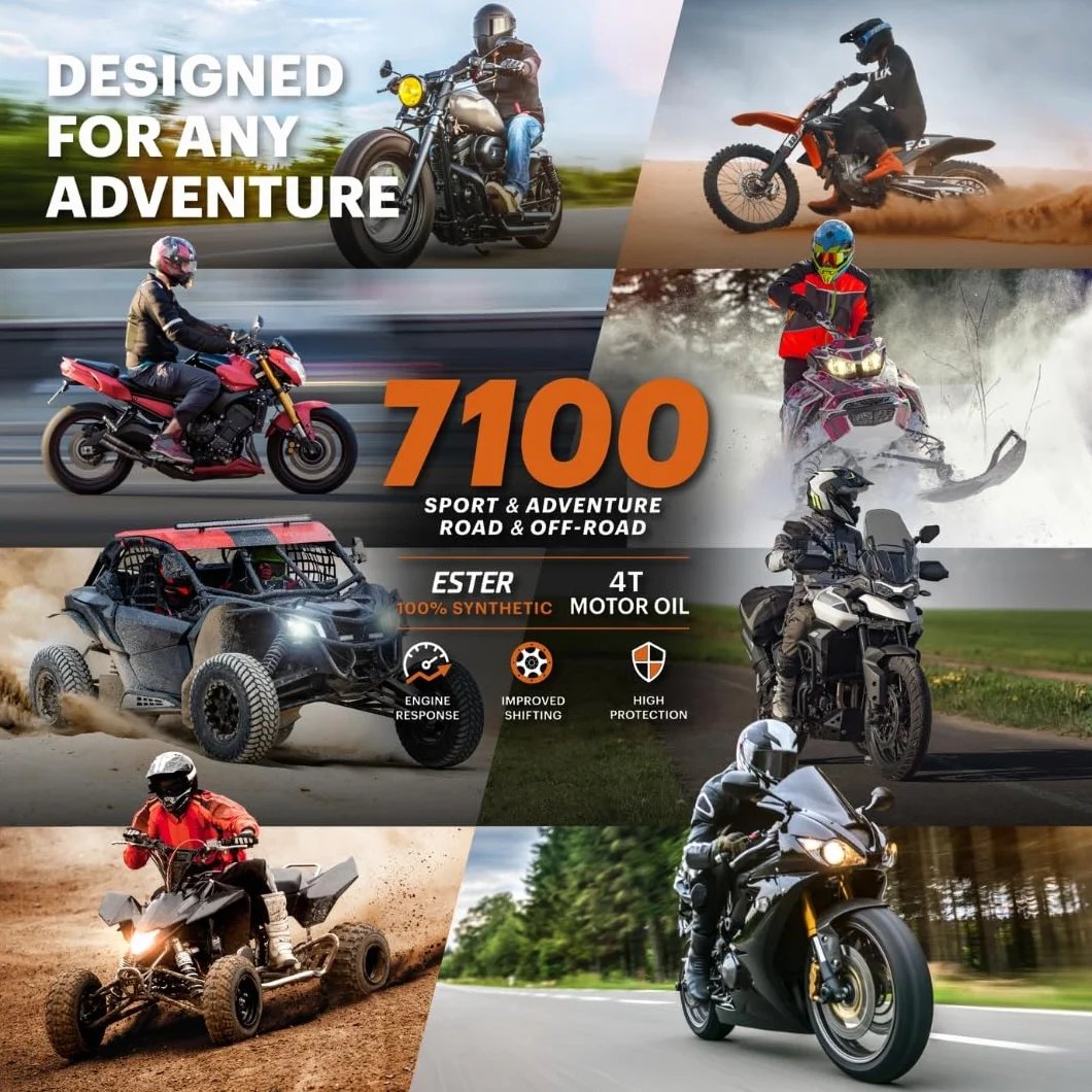 MOTUL Aceite Moto 7100 4T 10W40 4L