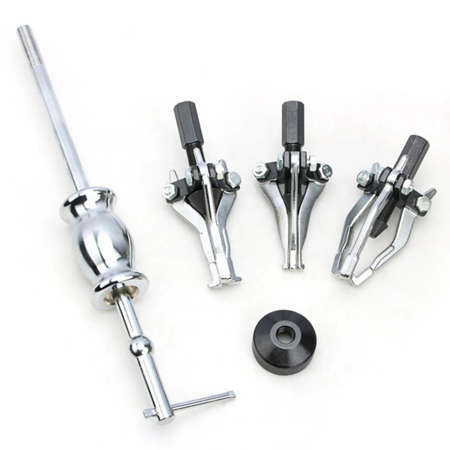 Amagogo Extractor de cojinetes de engranajes de 3 mordazas, juego de extractores de poleas de engranajes y externos, portátil, profesional,