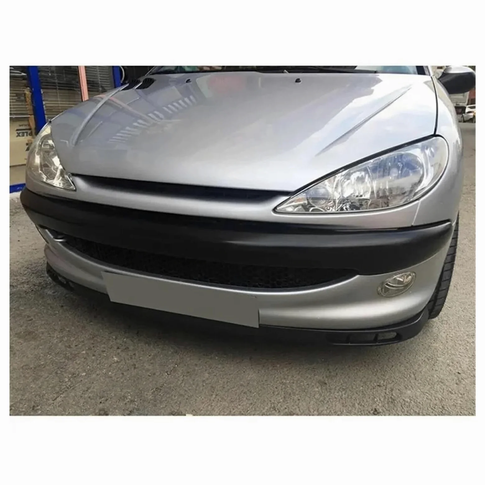 Spoiler Delantero para Peugeot 206 2 Uds Kit Carrocería Parachoques Delantero Accesorios Coche Difusor Divisor Alerón Parachoques Deportivo Piezas Exteriores Afinación Spoiler Parachoques(Model 1)