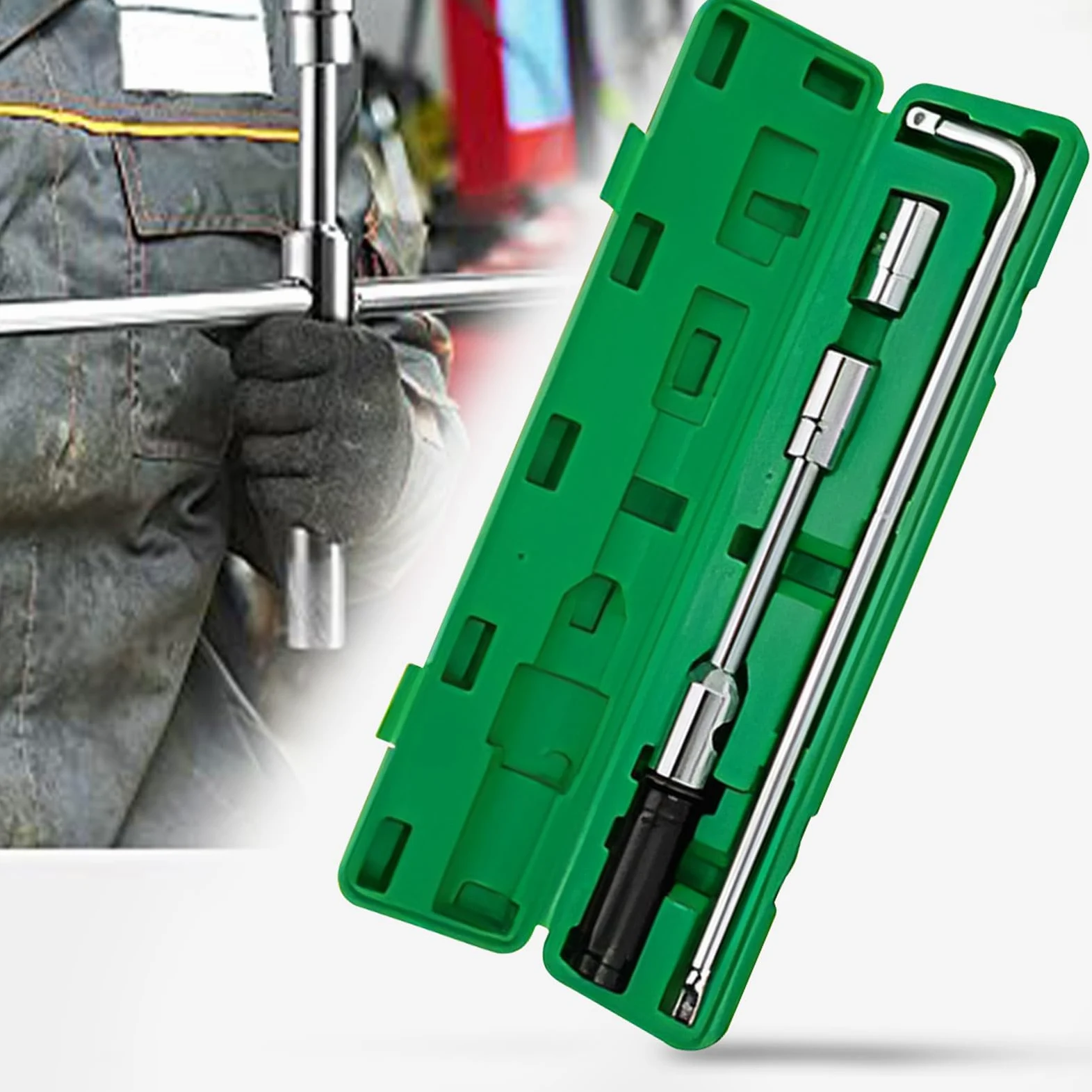 Genérico Llave Para Tuercas De Rueda Llave Cruzada para Tuercas de Rueda | Llave Extendida Para Neumáticos Para Motocicletas Automóviles SUV RV Camiones Taller Garaje Y En Carretera Automotriz