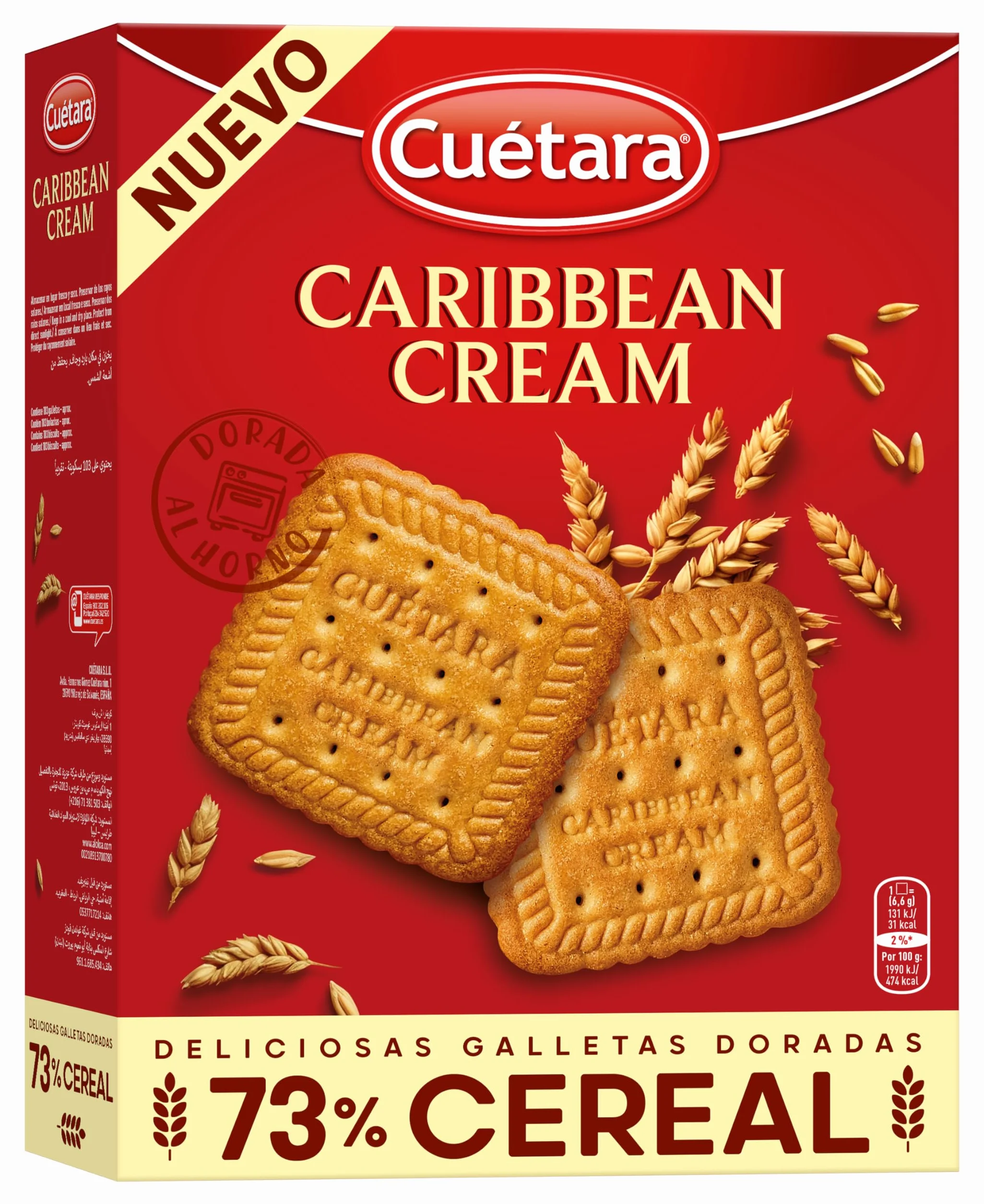 Caribbean Cream 680g de Cuétara