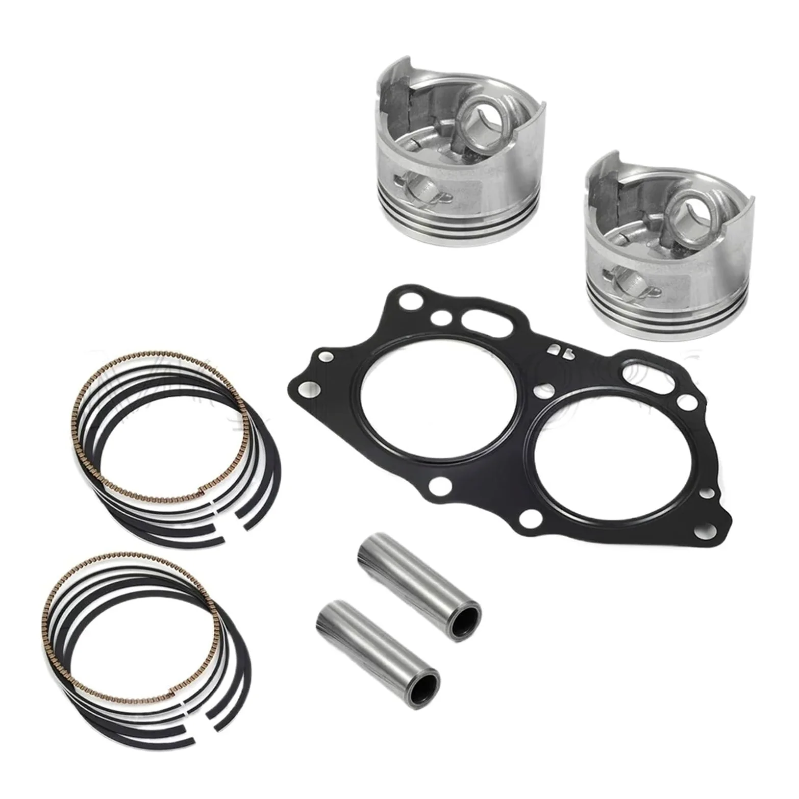 Compatible Con Fuji Robin 295cc EH29C carrito Compatible golf MIC 91-02 Sello de admisión Retenedores resorte escape válvulas Grupo de cilindros Pistón Kit