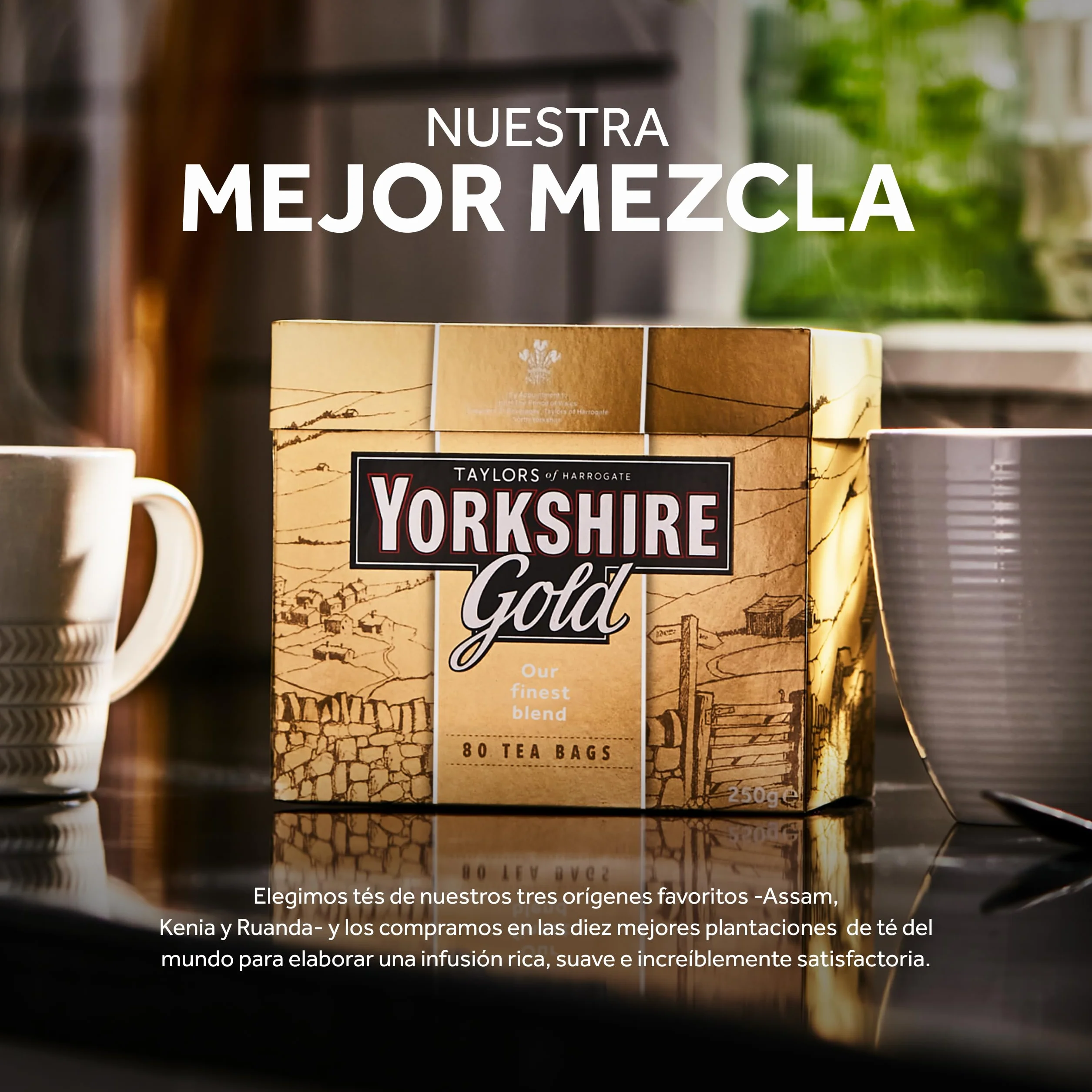 Yorkshire Gold Té Británico Premium 160 Bolsitas