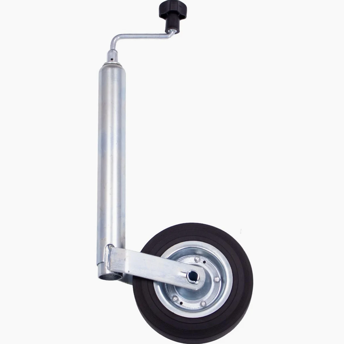 Rueda de apoyo 48 mm 150 kg 200 x 50 mm goma maciza llanta de acero