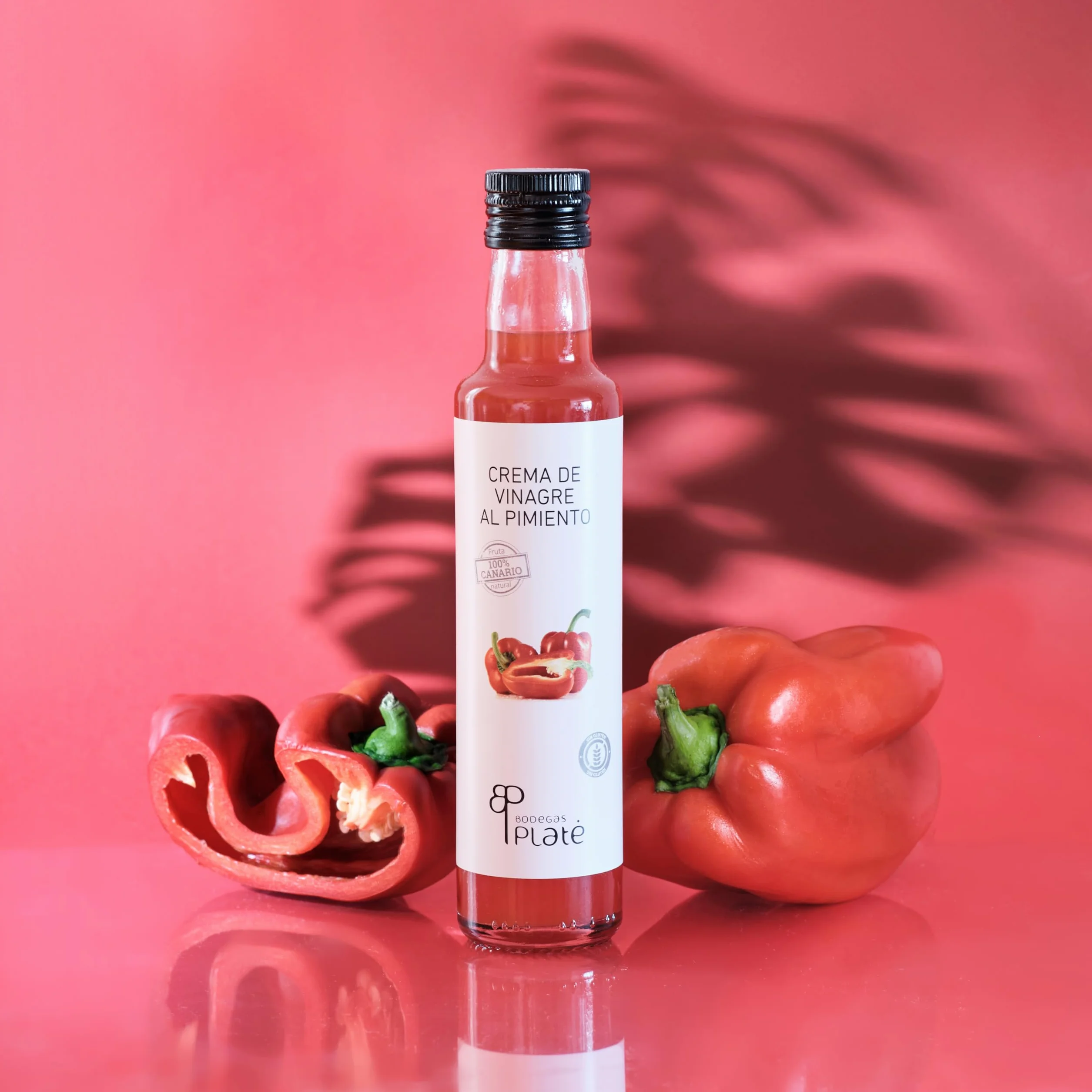 Crema de Vinagre de Pimiento 250 ml Aderezo artesanal vegano sin gluten