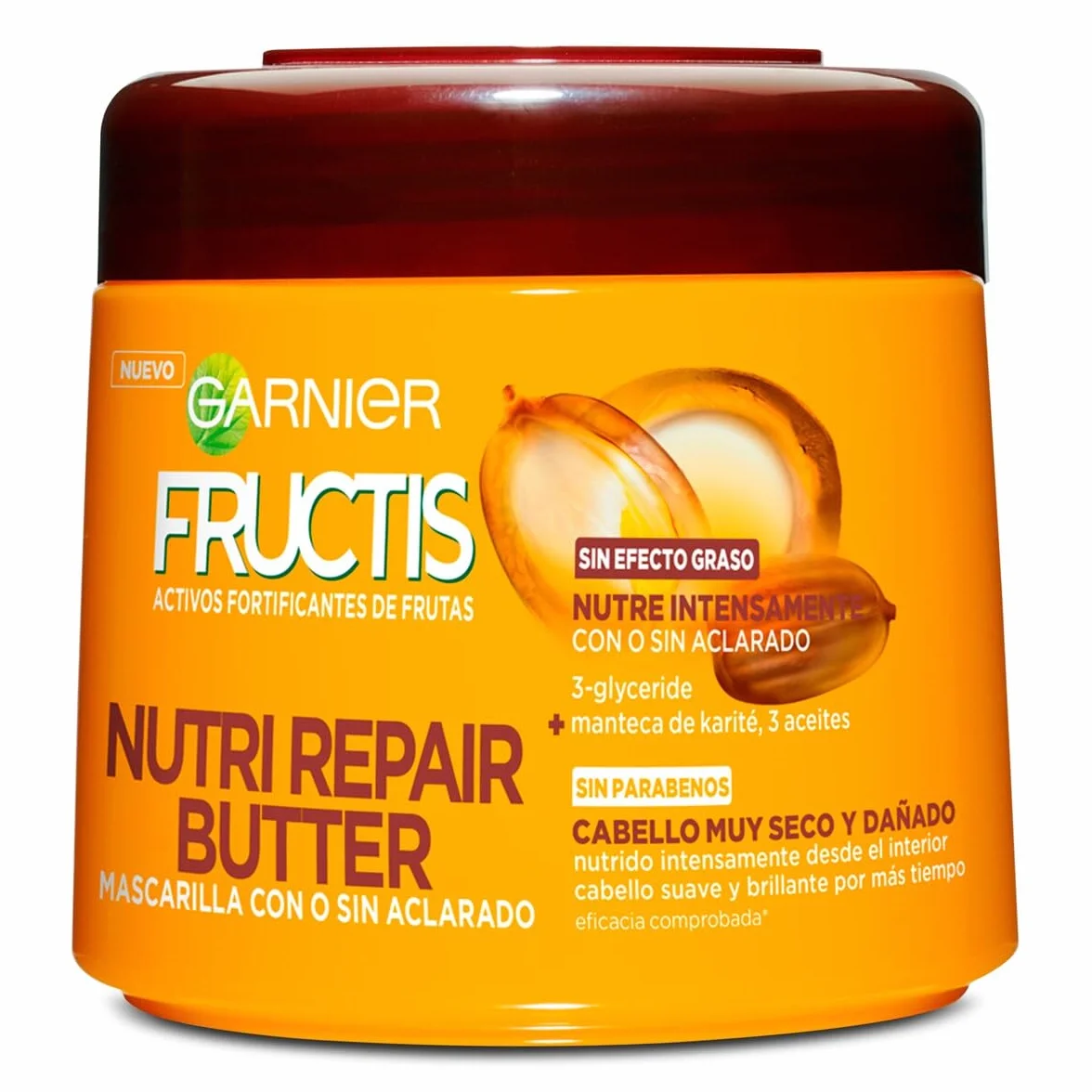 Garnier Fructis Nutri Repair Butter Mascarilla Fortificante 320 ml