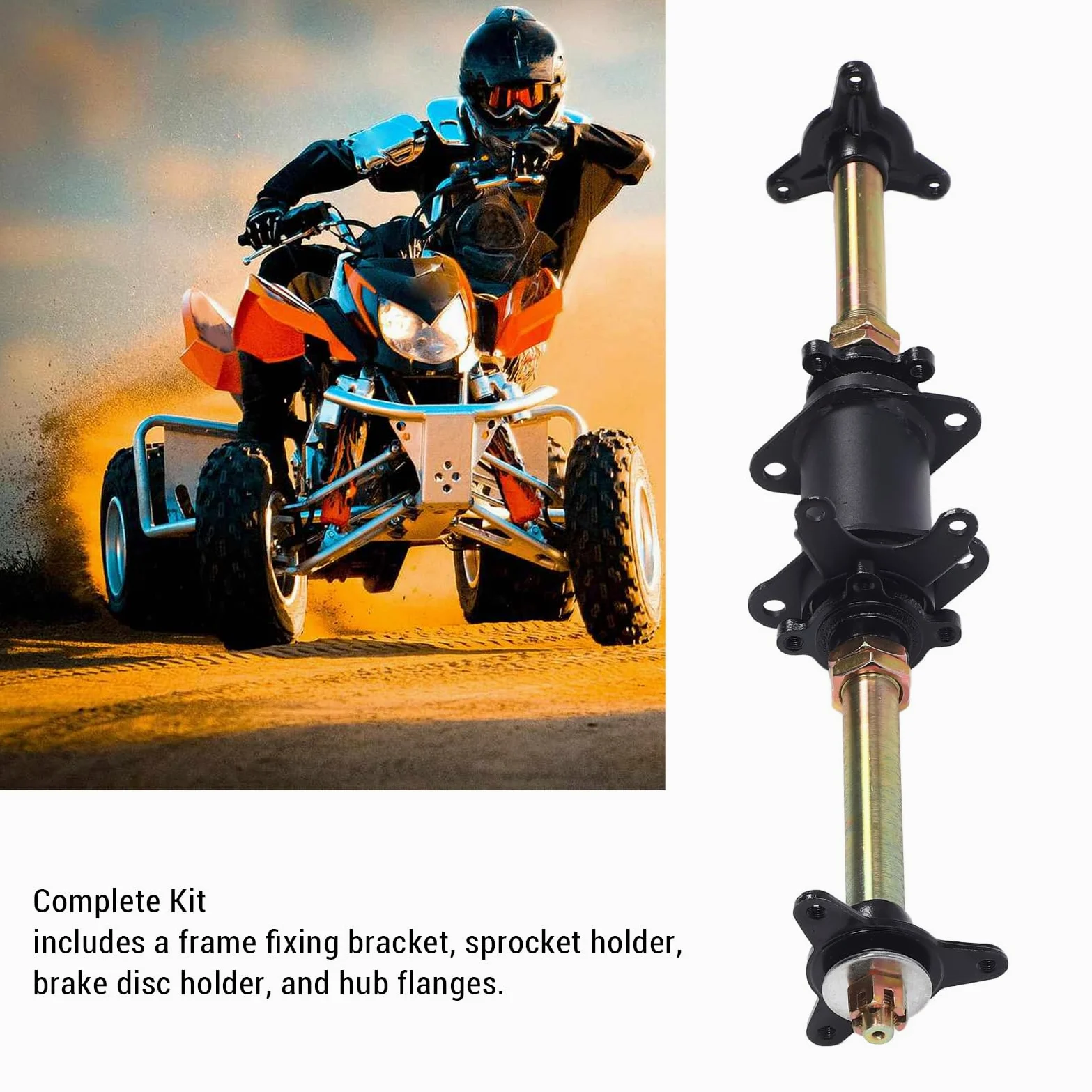 Eje de Transmisión Trasera de GO Kart, Multifuncional GO Kart Heck -EXIS -EXIS LIMISED ENTRADO PARA ATV