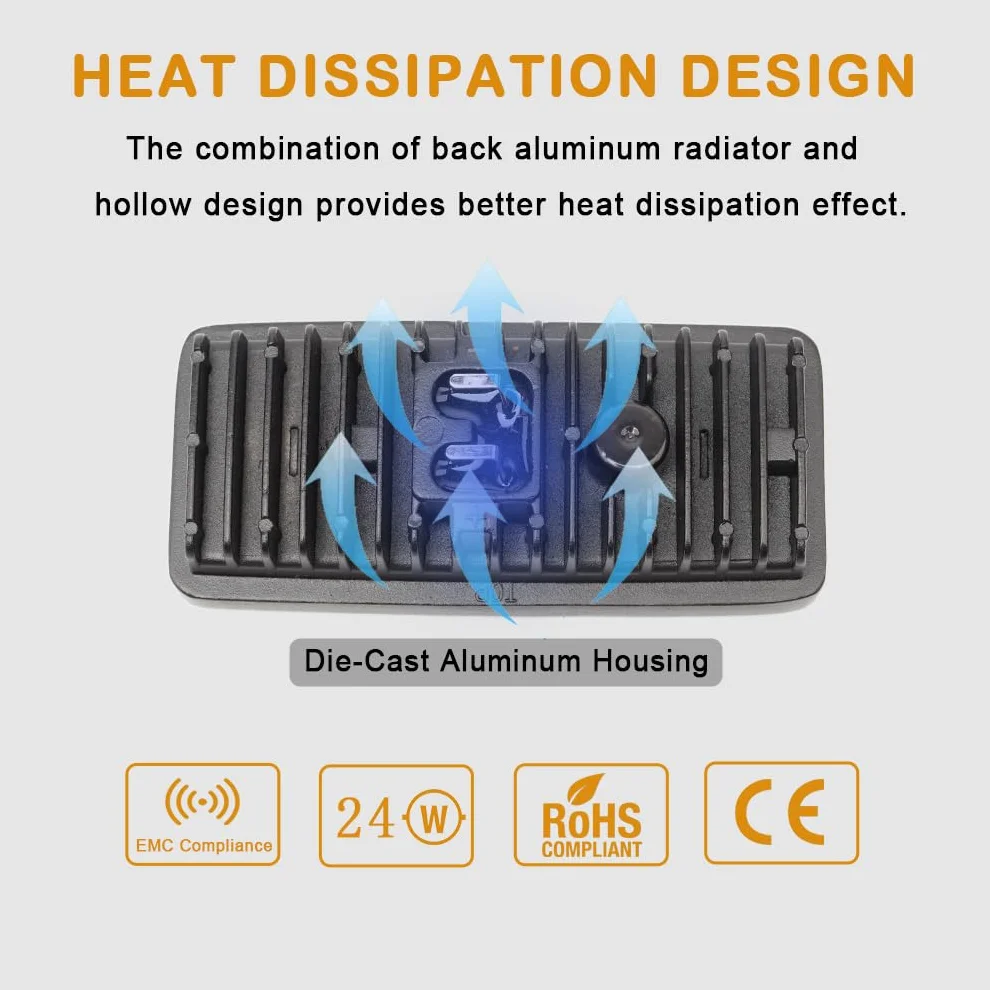 Focos de Trabajo LED 20W para Tractor John Deere Faro Antiniebla 12V/24V 5000K
