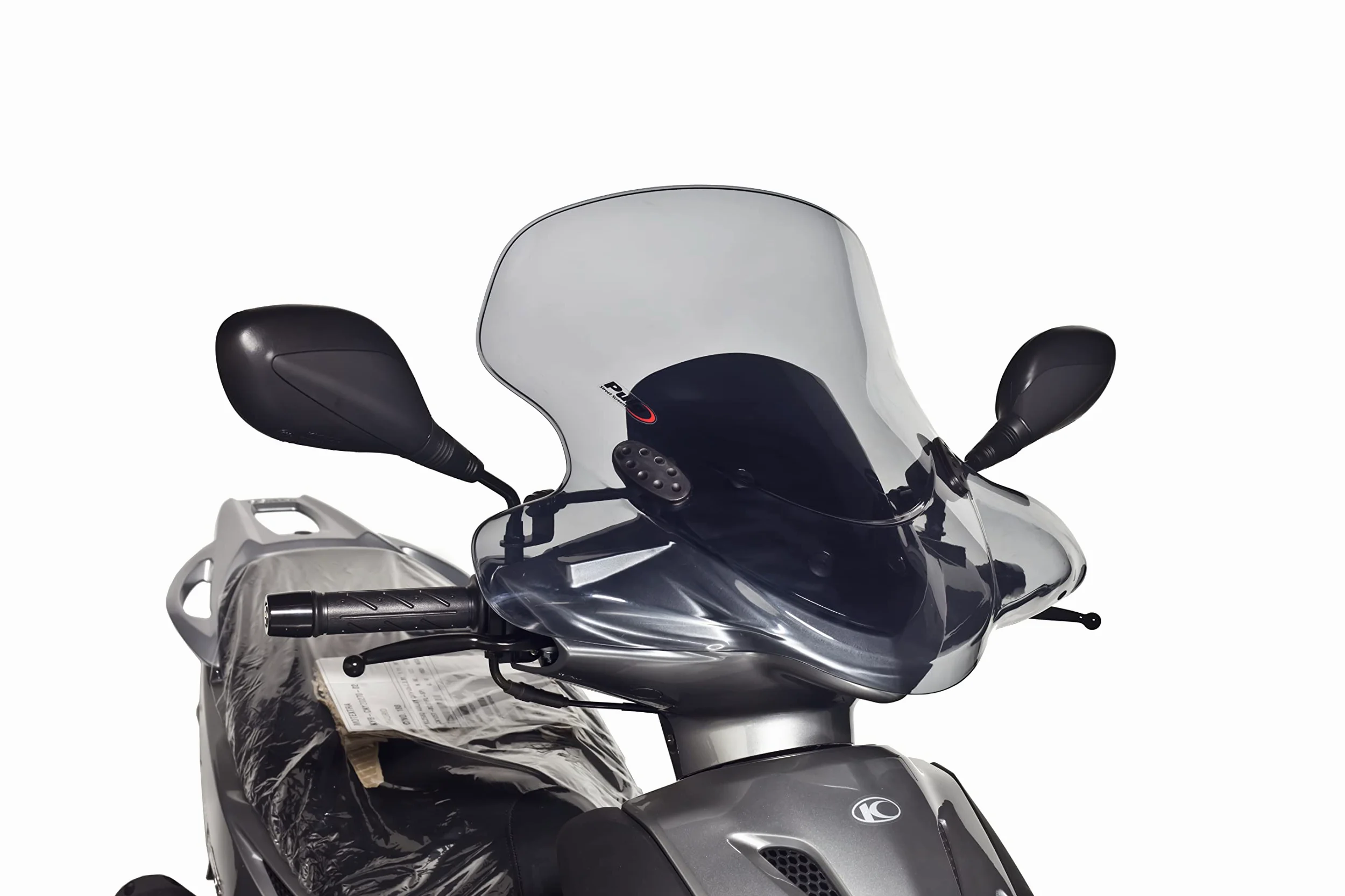 Puig 6027H City Touring carenabris para Scooter con Mayor protección Frente al Viento y Condiciones urbanas exigentes, Ahumado