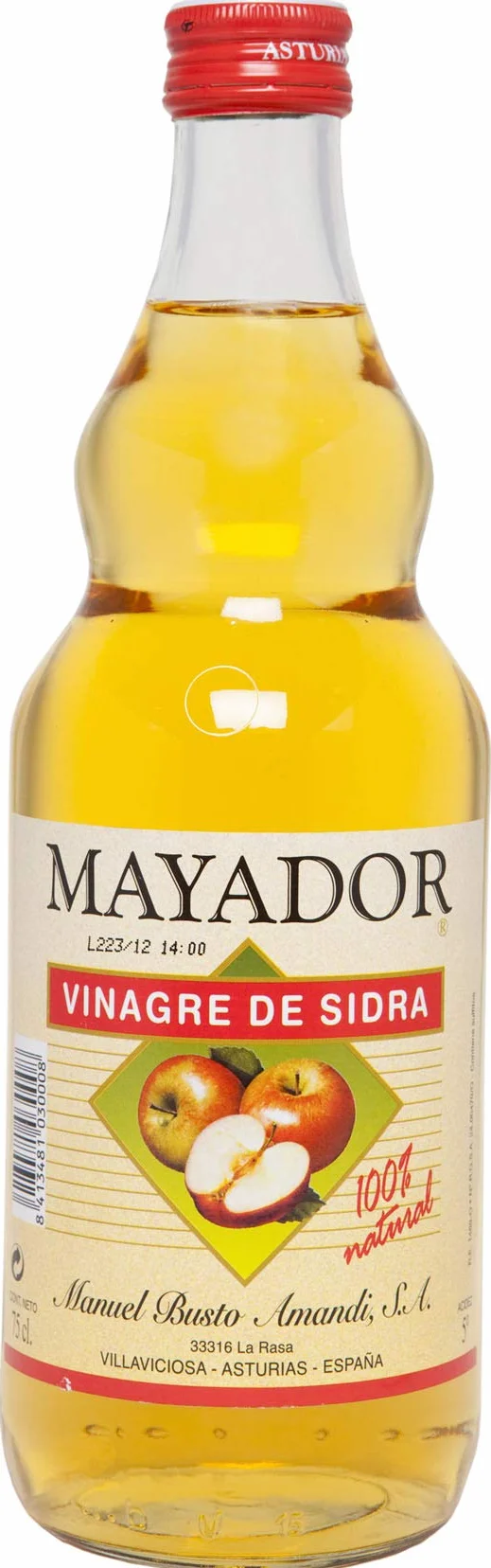 Vinagre de sidra Mayador 12 botellas x 75cl