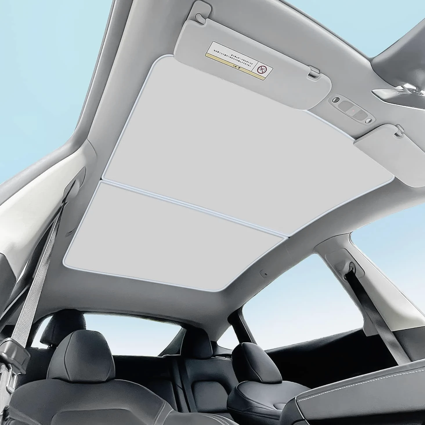 topfit Parasol para Tesla Model Y Aislamiento de Ventana de Techo protección contra Rayos UV Parasol para Tesla Model Y