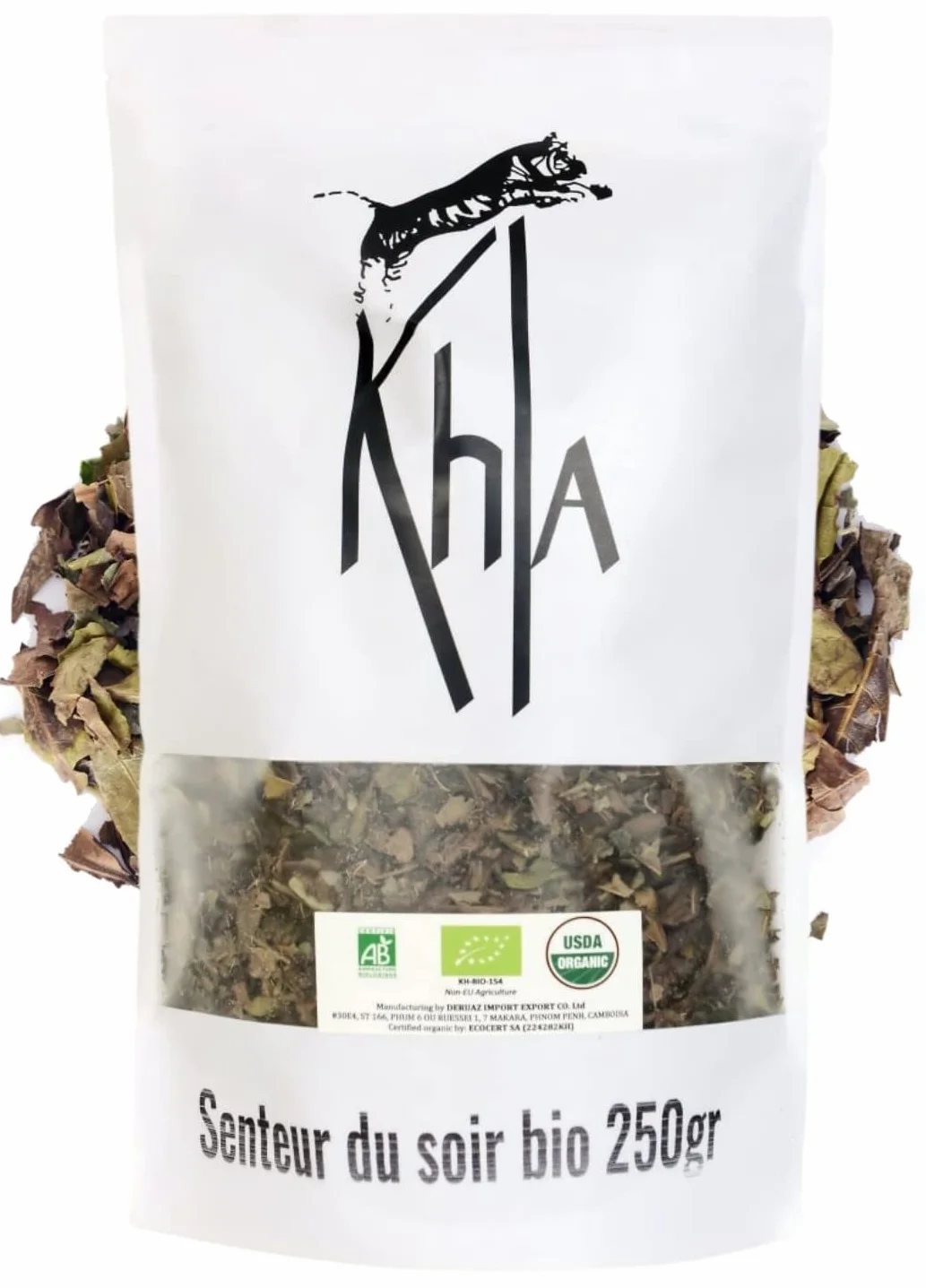 Senteur du soir Thé blanc bio regaliz 250 g Agriculture écologique KHLA