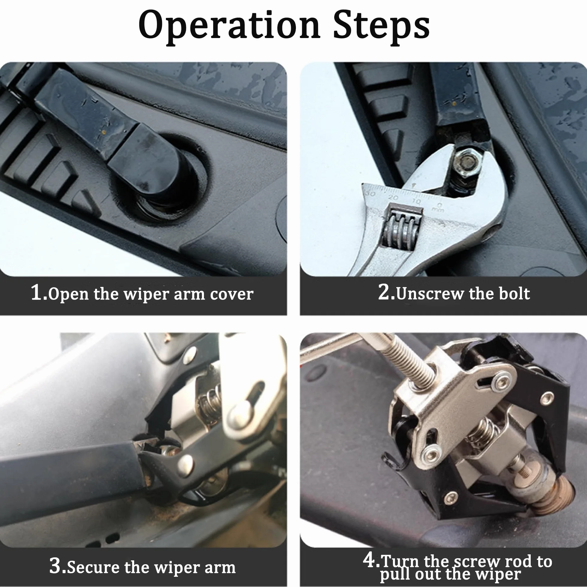 VZJYJZ Extractor De Brazos De Limpiaparabrisas, Extractor De Cojinetes, Extractor Limpiaparabrisas, Extractor Limpiaparabrisas, Apto para La Mayoría De Los Brazos De Limpiaparabrisas De Vehículos