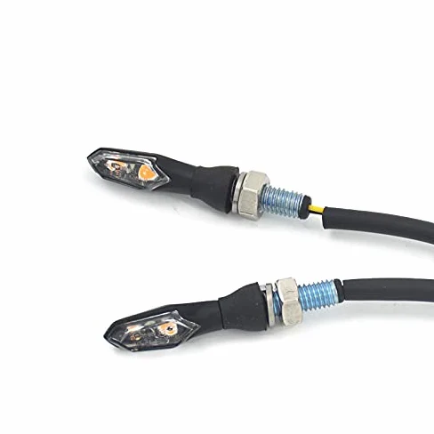 BLacOh Intermitentes Moto 12V Mini motocicleta General LED lámpara de señal de giro luces indicadoras de moto Intermitentes Led Moto Homologados(Color:4 pcs)