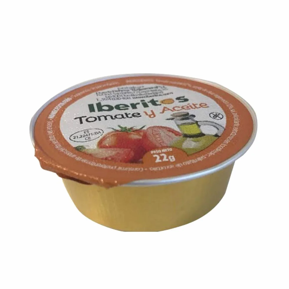 Iberitos Desayuno tradicional Extremeño bandeja de monodosis Aceite y Tomate