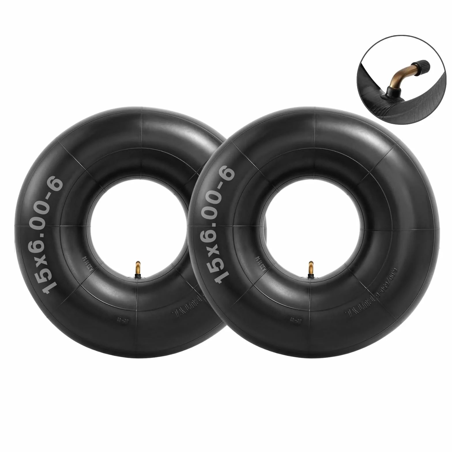Tubos internos 15x6.00-6 TR-87 para cortacésped, tractor de jardín, carretilla