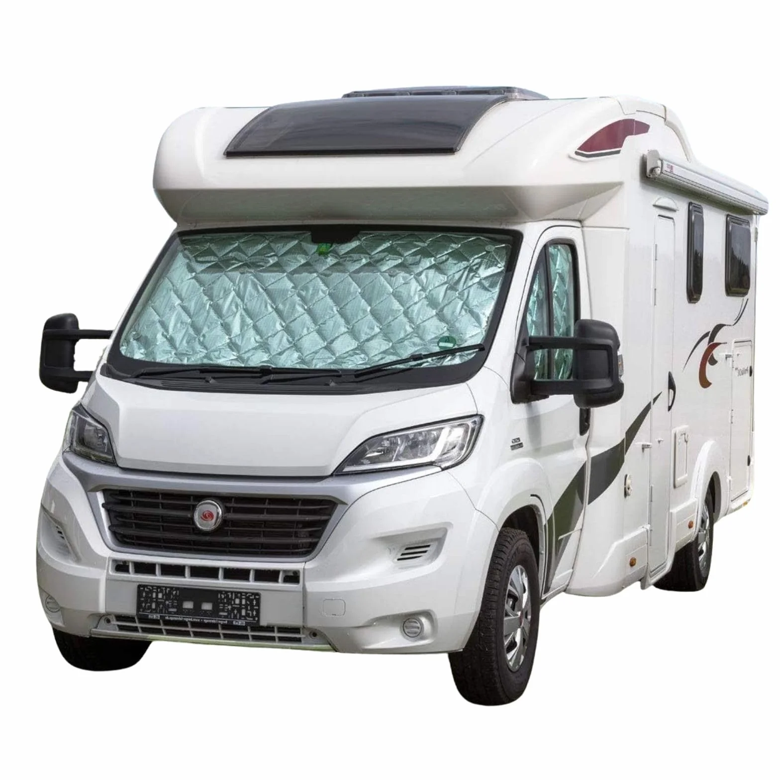 Marvix Persianas térmicas interiores de 9 capas premium para parabrisas de Fiat Ducato, Boxer y Relay 2006-2025 para autocaravanas con protección solar
