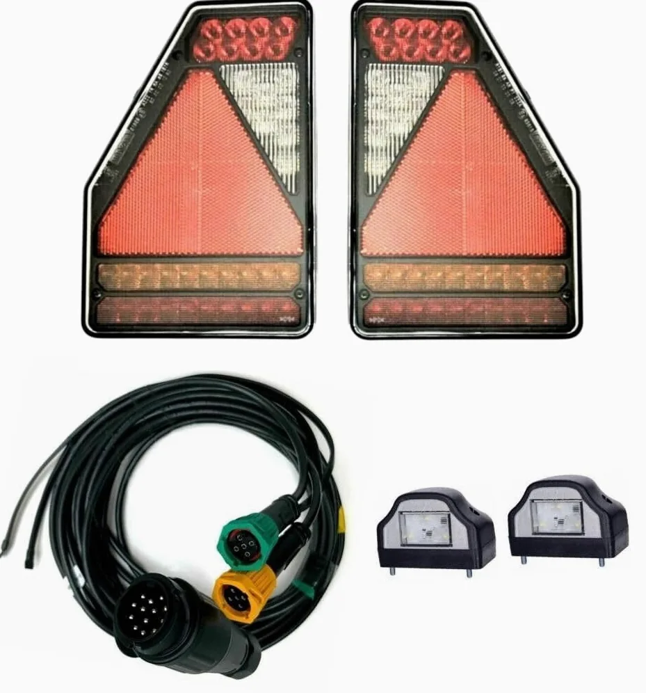 Piloto LED Remolque, Luz LED para Remolque de Luz LED Canbus Cable 5 m Lámpara de Matrícula